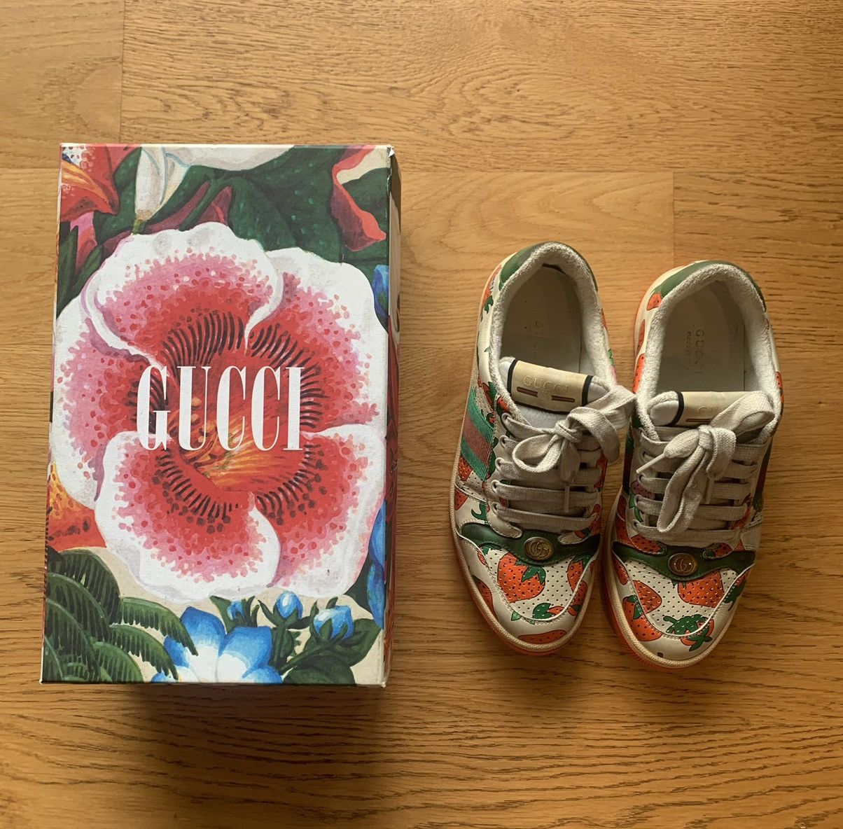 Gucci Gucci screener GG trainer Size US 8 / IT 38 - 2 Thumbnail