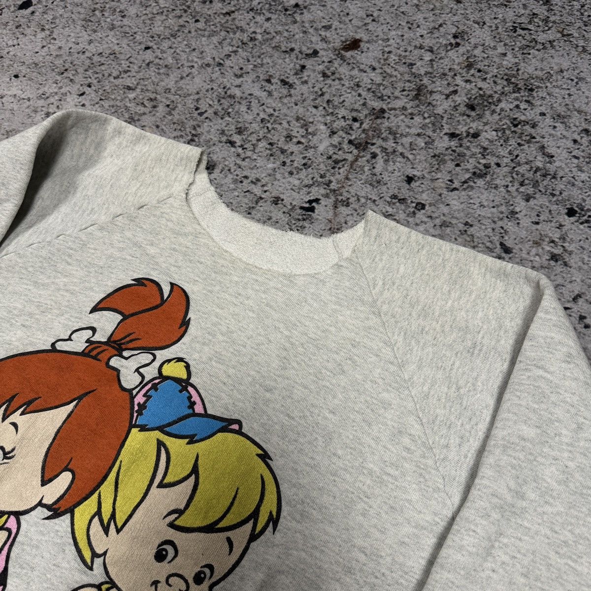 Vintage VINTAGE 90s FLINTSTONES BAM BAM PEBBLES CREWNECK SWEATSHIRT Size US M / EU 48-50 / 2 - 4 Thumbnail
