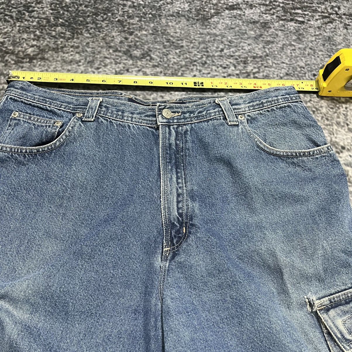 Faded Glory Vintage Y2K Faded Glory Baggy Wide Leg Skater Cargo Jeans Size US 36 / EU 52 - 6 Thumbnail