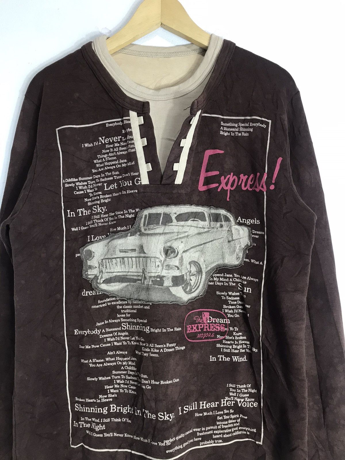 Hysteric Glamour Undefined Poem long sleeve double layer Size US L / EU 52-54 / 3 - 2 Thumbnail