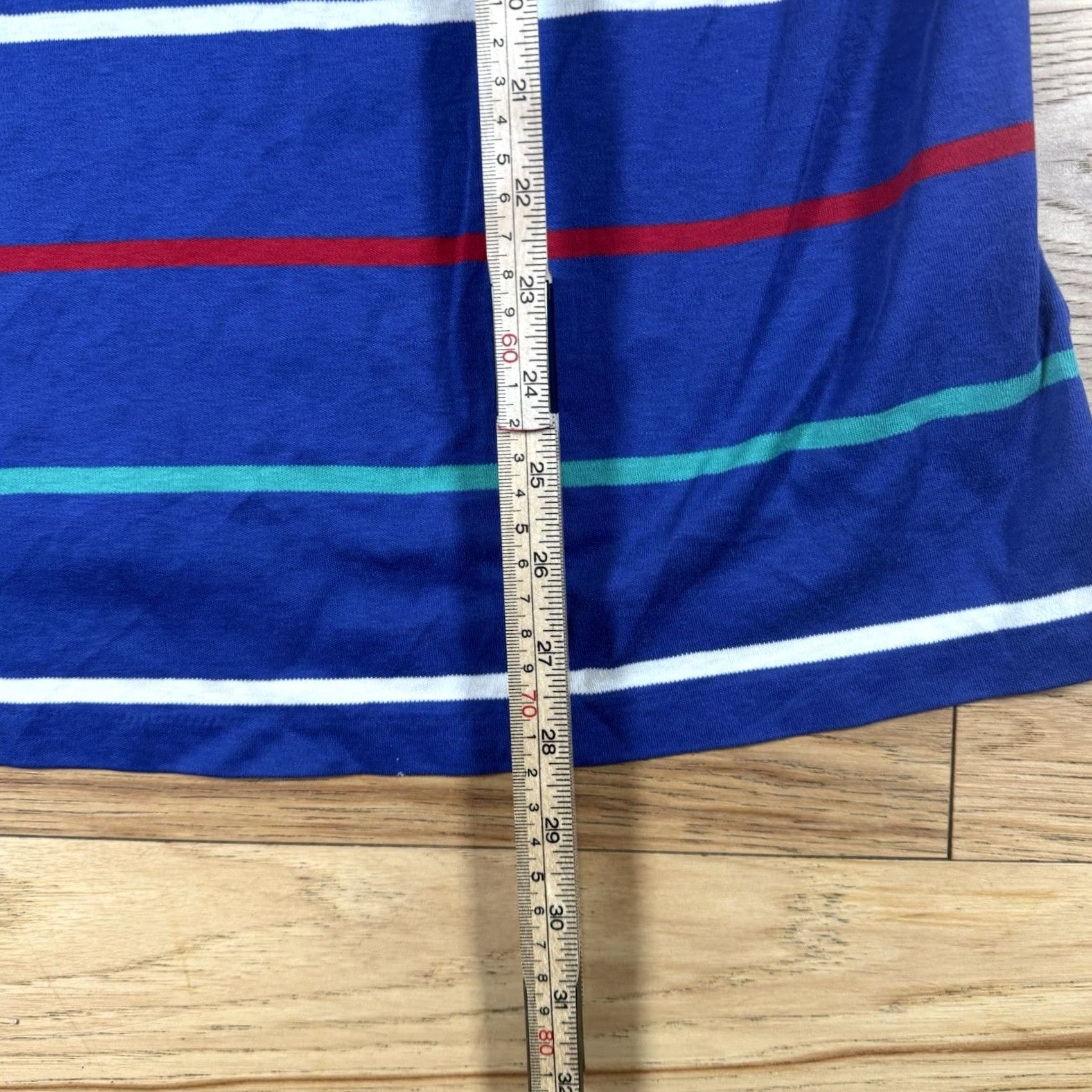 Ralph Lauren VINTAGE Polo Ralph Lauren Shirt Mens Large Blue Stripe Polo Shirt L Regular Striped Blue Mens Size US L / EU 52-54 / 3 - 8 Thumbnail