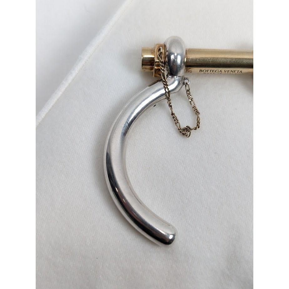 Bottega Veneta o1rshd1 Size: S / Sterling Bracelet in Silver/Yellow Gold Size ONE SIZE - 2 Thumbnail