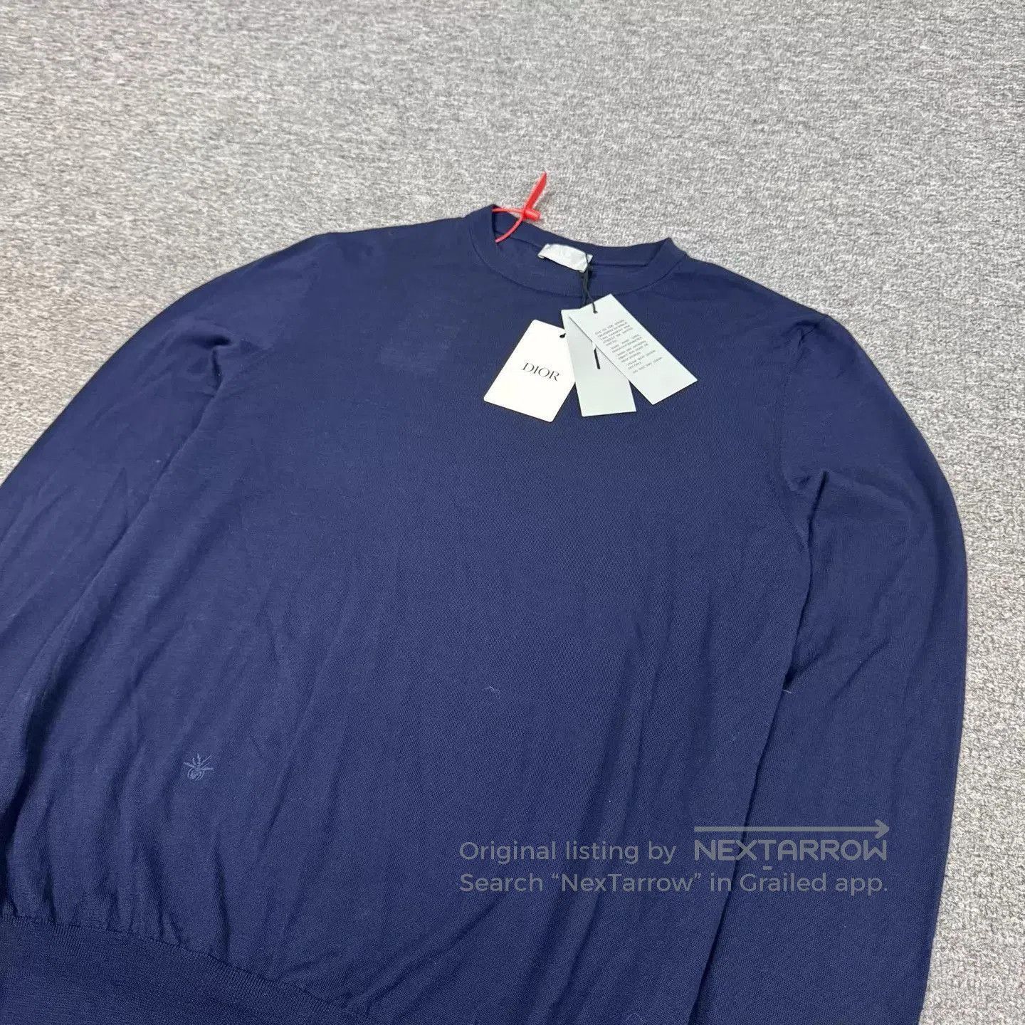 Dior Blue Long Sleeve Sweater Size M. Size US M / EU 48-50 / 2 - 4 Thumbnail