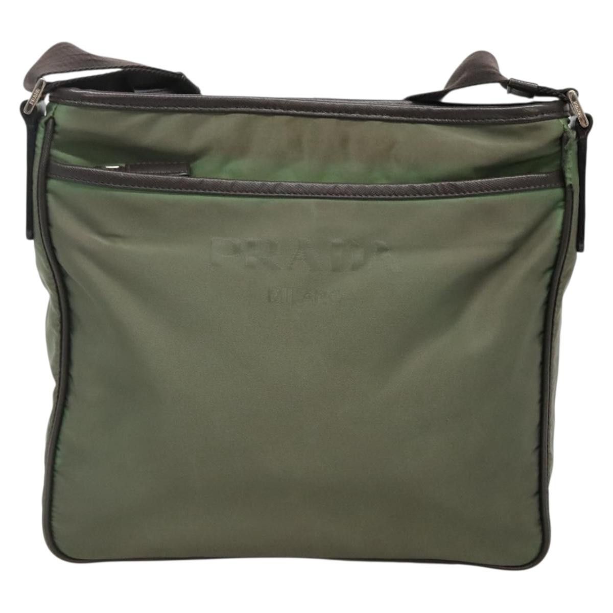 Prada PRADA Shoulder Bag Nylon Khaki Silver Size ONE SIZE - 2 Thumbnail