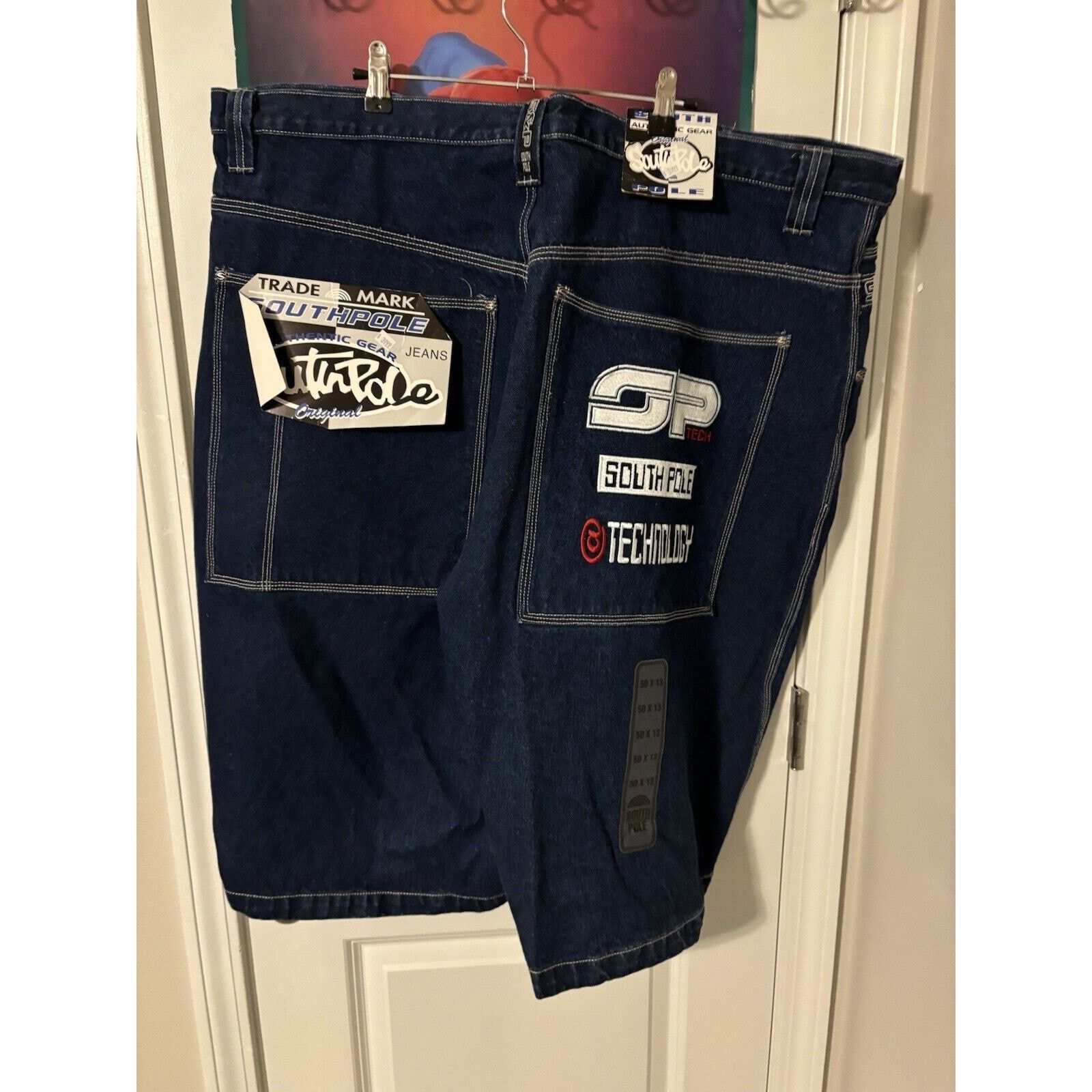 Southpole southpole jean shorts Sz 50 X 13 Rare SizeY2K Hip Hop Skater Size 28" / US 6 / IT 42 - 2 Thumbnail
