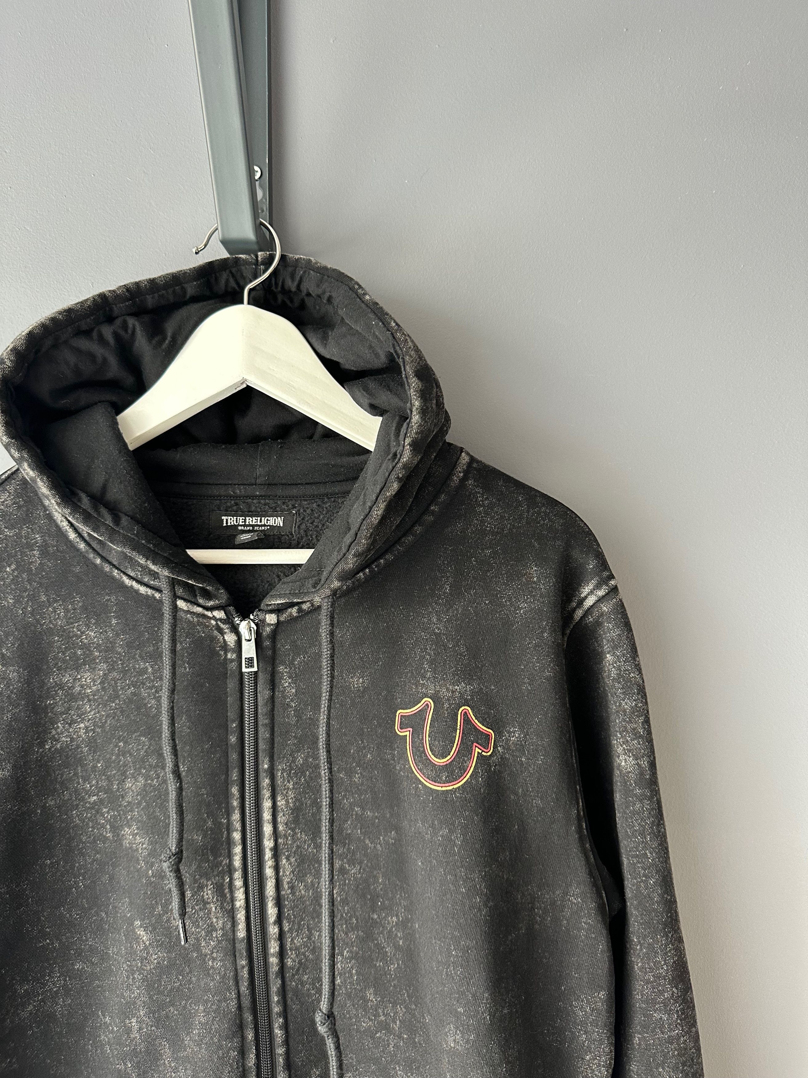 True Religion True Religion Hoodie Medium Zip Up Buddha Logo Washed Size US M / EU 48-50 / 2 - 4 Thumbnail