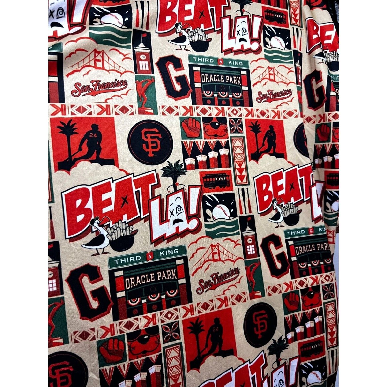 Other SF Giants Baseball Hawaiian Beat LA Button Up Shirt Medium Size US M / EU 48-50 / 2 - 5 Thumbnail