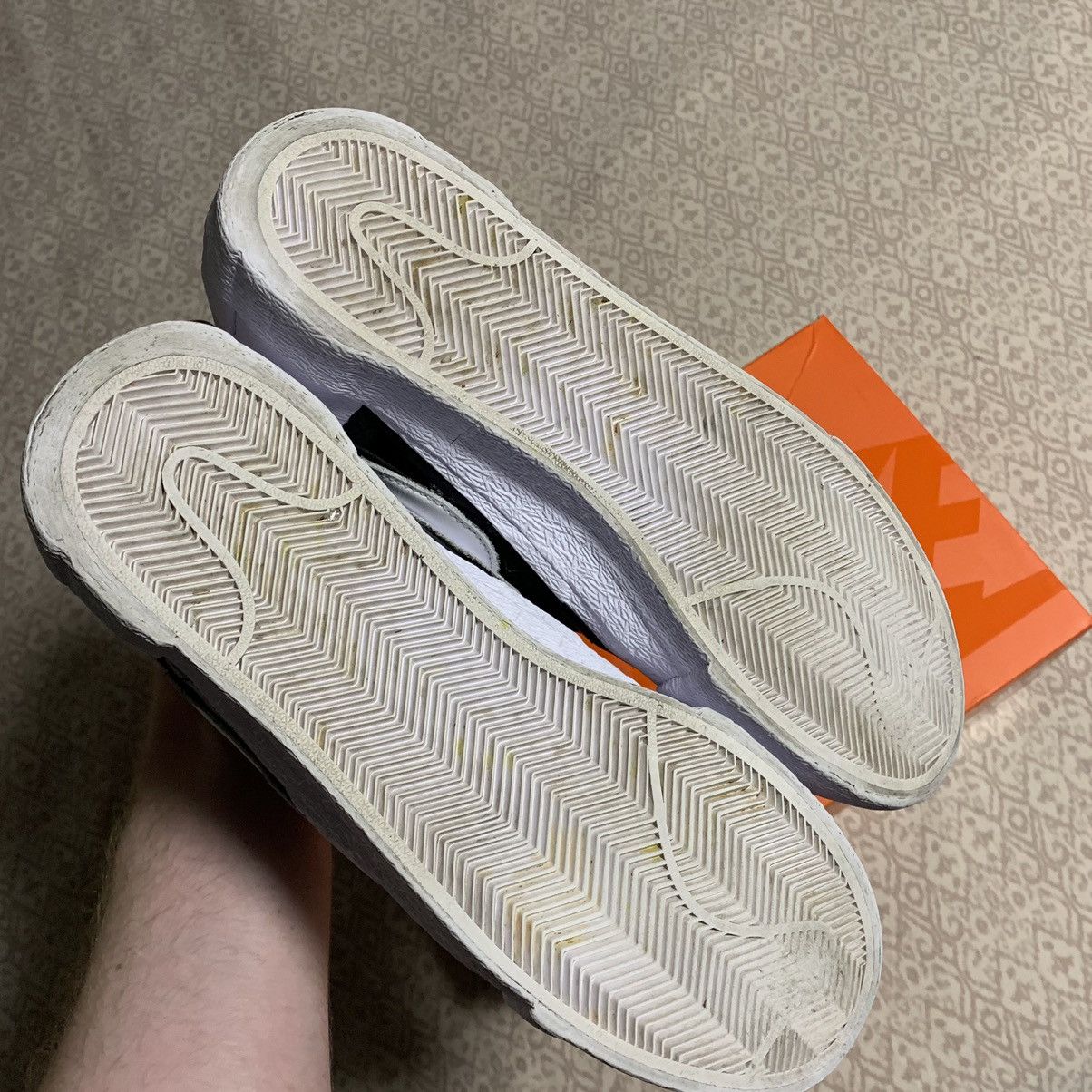 Nike × Sacai Nike X Sacai Blazer Low “Patient Leather Black” 2022 Size US 11 / EU 44 - 12 Thumbnail