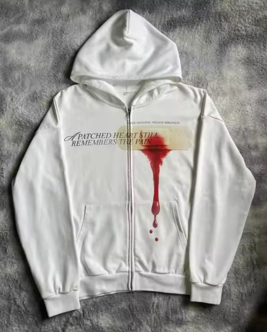 Other Y2K Gothic Retro Streetwear Fashion Hooded Sweatshirt Size US XL / EU 56 / 4 - 1 Thumbnail