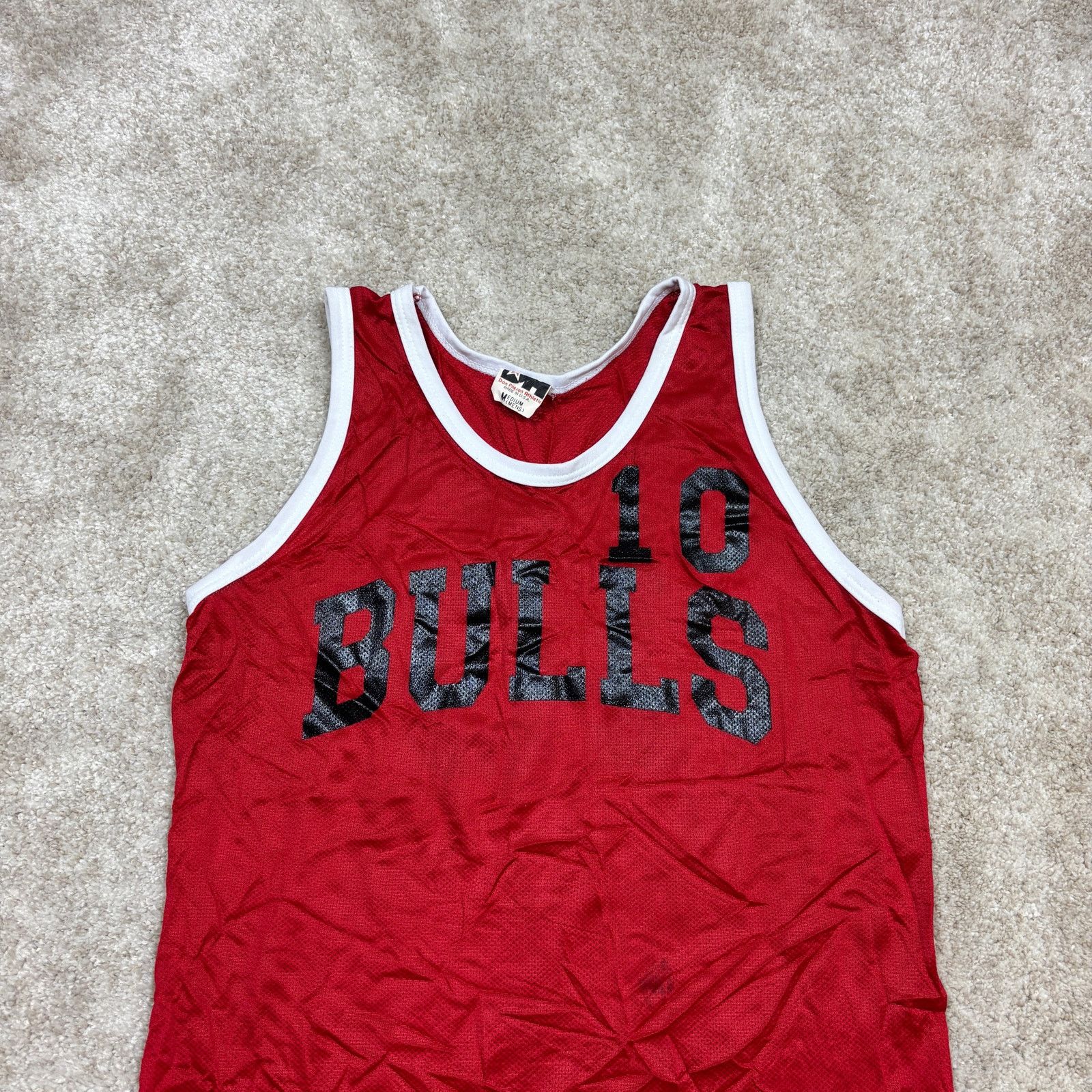 Alleson Athletics × NBA × Vintage Vintage Chicago Bulls 10 Jersey Men's Medium Don Alleson Size US M / EU 48-50 / 2 - 2 Thumbnail