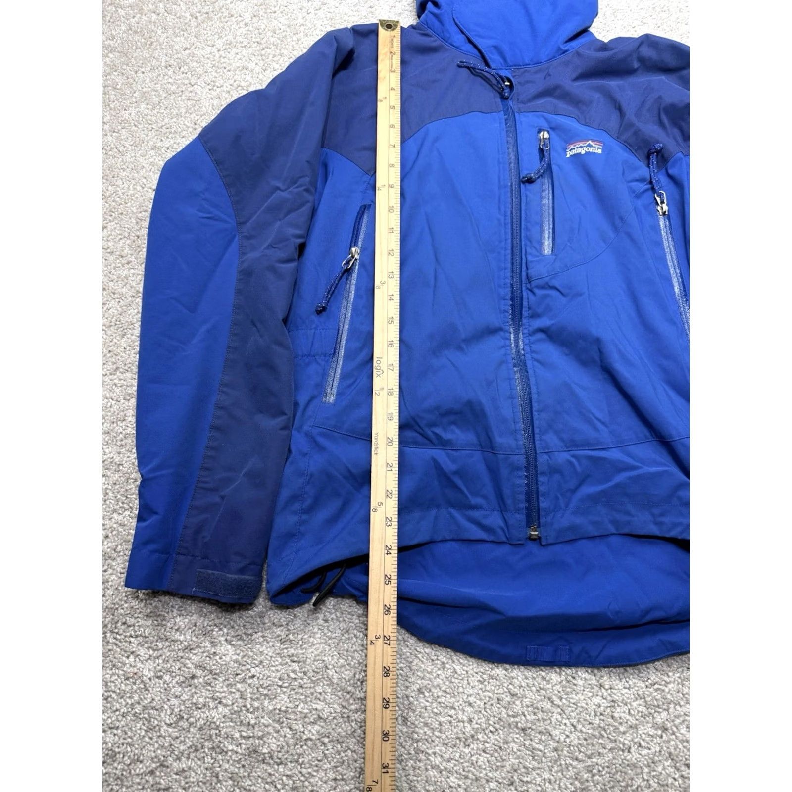 Patagonia VINTAGE Patagonia Jacket Mens Small Blue Stretch Speed Ascent Fleece Lined Ski Size US S / EU 44-46 / 1 - 3 Thumbnail