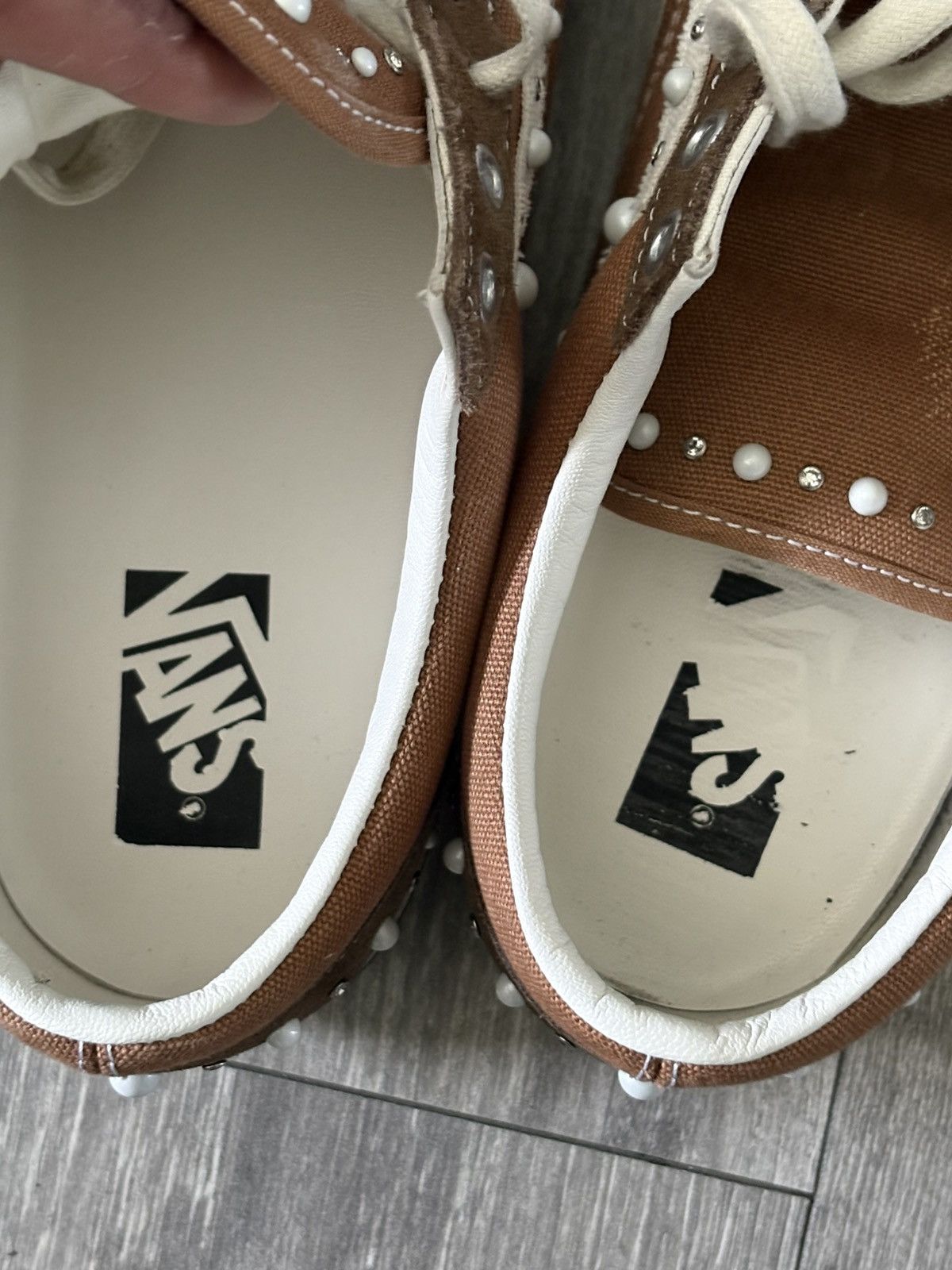 Vans Vans brown pearlized sneakers Size US 13 / EU 46 - 3 Thumbnail