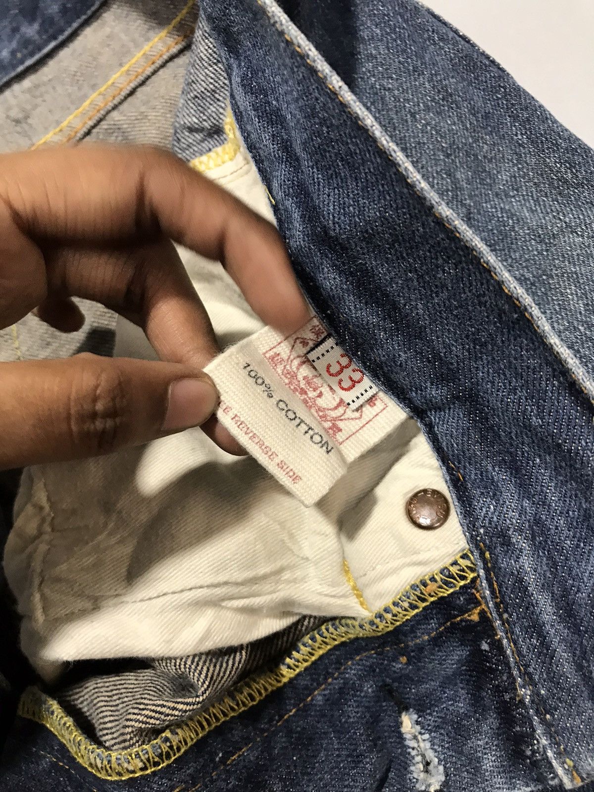 Japanese Brand Vintage Japanese brand seagull salvage denim Size US 36 / EU 52 - 6 Thumbnail