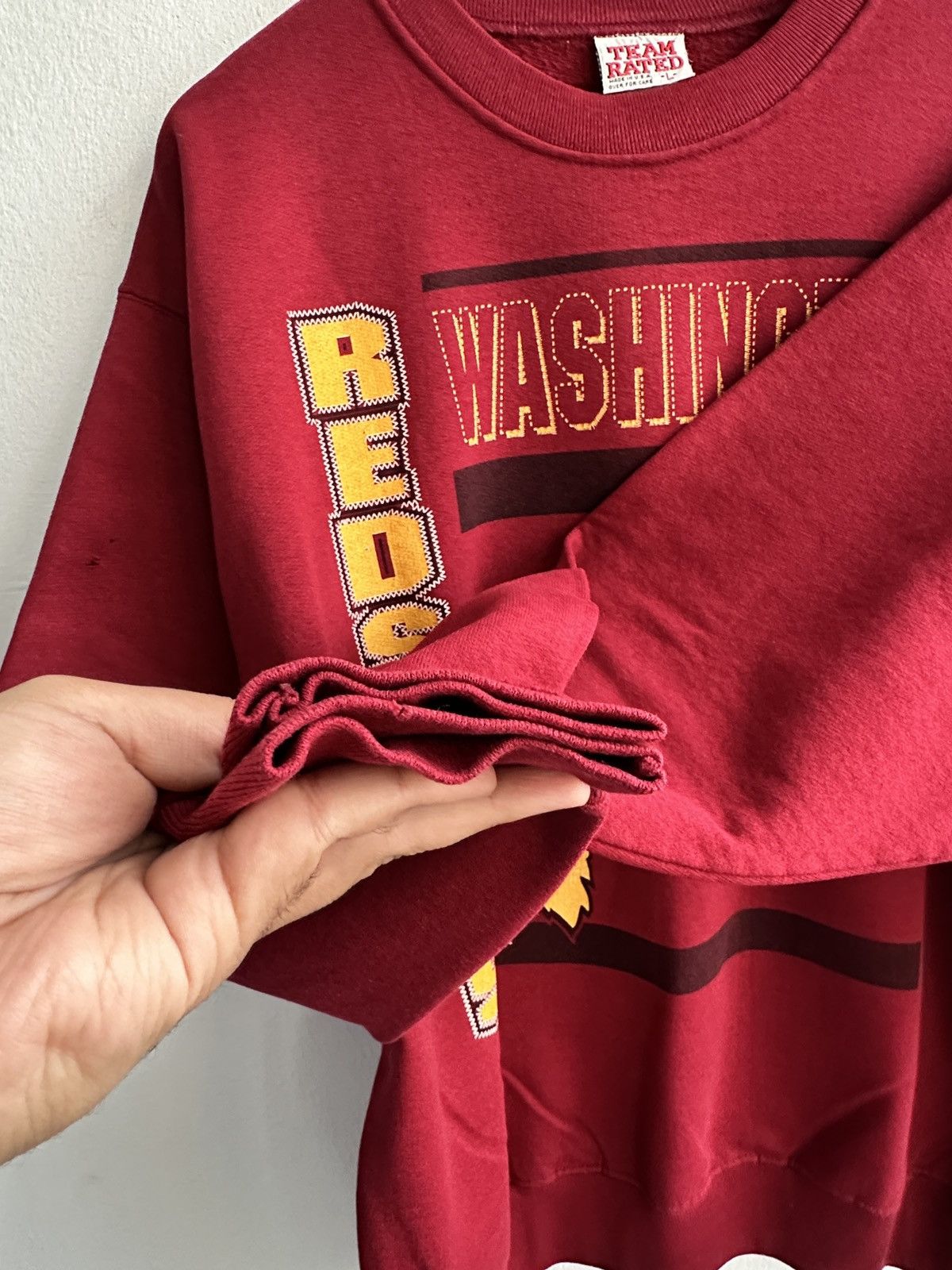 Vintage vintage 90s WASHINGTON REDSKINS promo sweatshirts Size US L / EU 52-54 / 3 - 8 Thumbnail