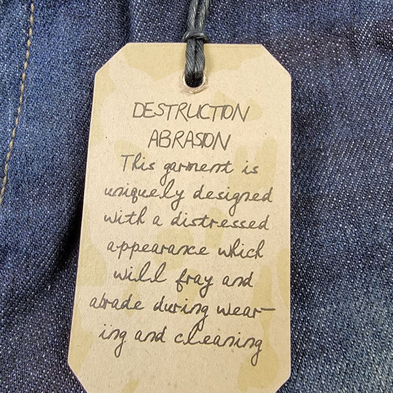 Tommy Hilfiger Tommy Hilfiger Denim Destruction Abrasion Blue Mens Sz 36x32 Size US 36 / EU 52 - 9 Thumbnail