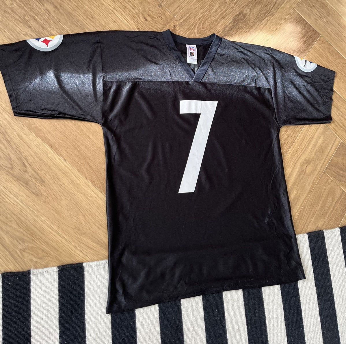 Reebok Pittsburgh Steelers #7 Ben Roethlisberger NFL Mesh Jersey Size US L / EU 52-54 / 3 - 2 Thumbnail