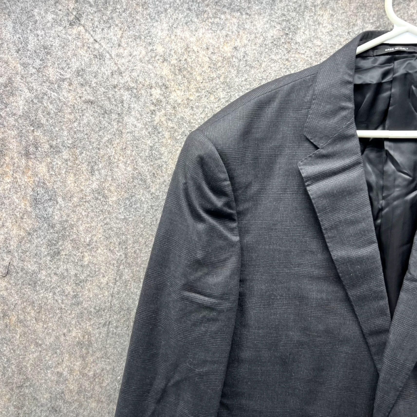 Ralph Lauren Ralph Lauren Black Label Blazer Men 44R Black Wool Italy Single-Breasted Casual Coat Jacket Size 44R - 3 Thumbnail