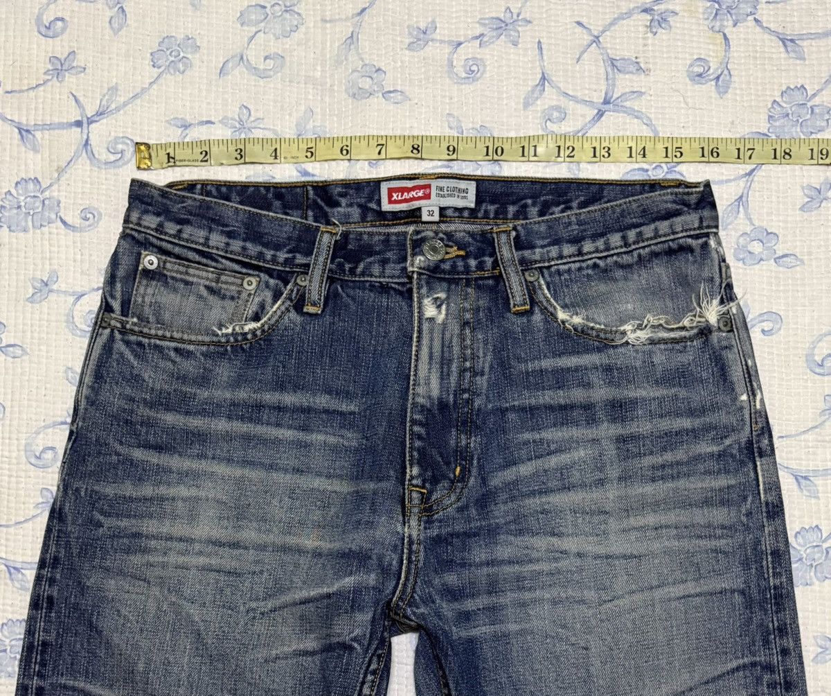 X-LARGE XLarge Streetwear Selvedge Distressed Denim Size US 32 / EU 48 - 2 Thumbnail