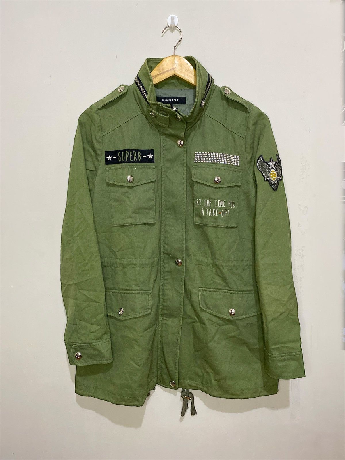 Japanese Brand × Vintage Japanese Parka Army Egoist Jacket Size US L / EU 52-54 / 3 - 1 Thumbnail