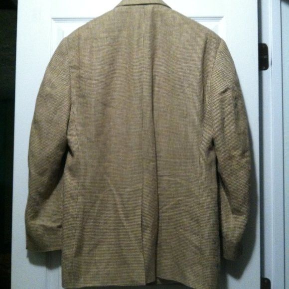 Brooks Brothers BROOKS BROTHERS MEN'S LINEN SPORT JACKET BLAZER SIZE: 42R Size 42R - 9 Thumbnail