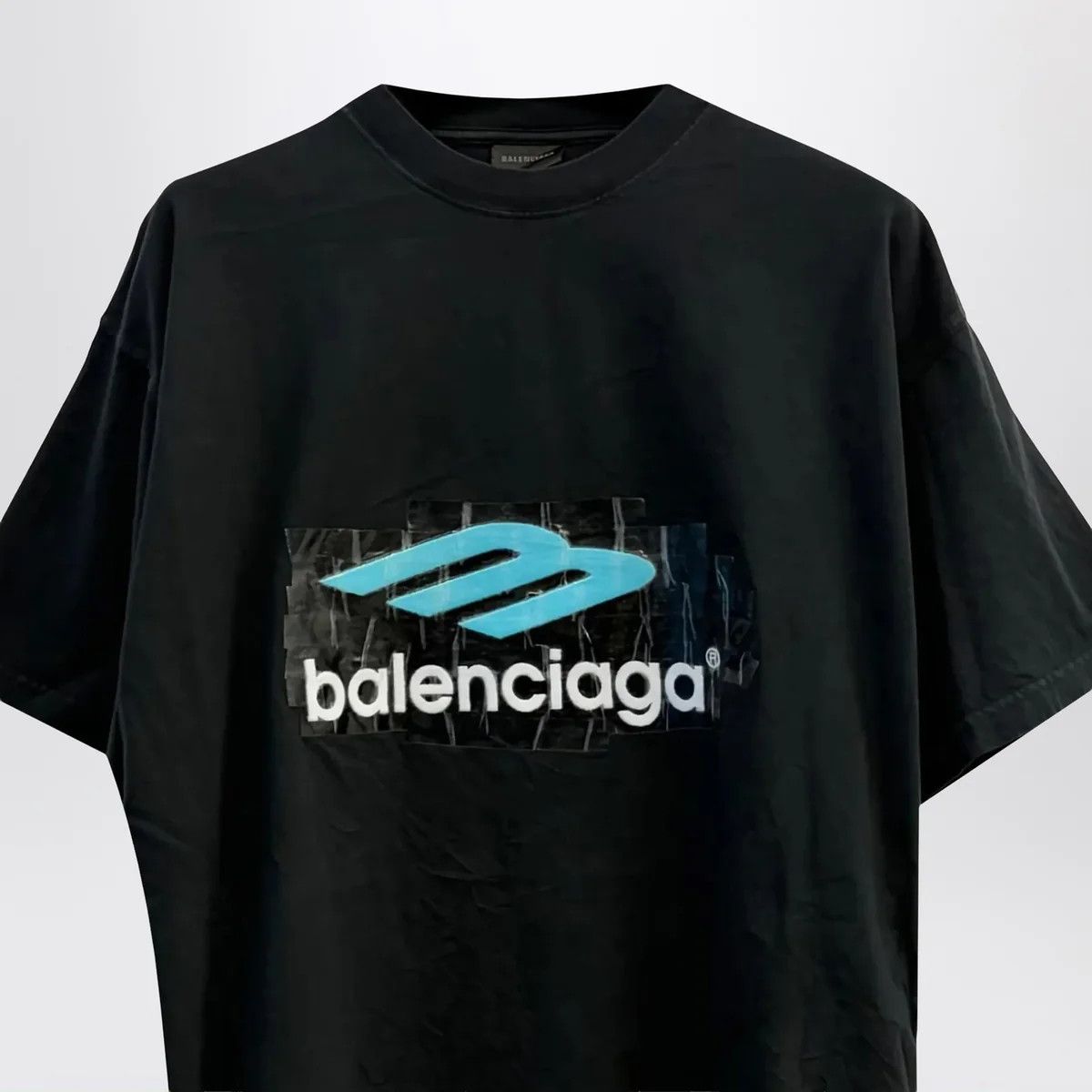 Balenciaga os11x0326 Oversized T-Shirt in Black Size US S / EU 44-46 / 1 - 2 Thumbnail