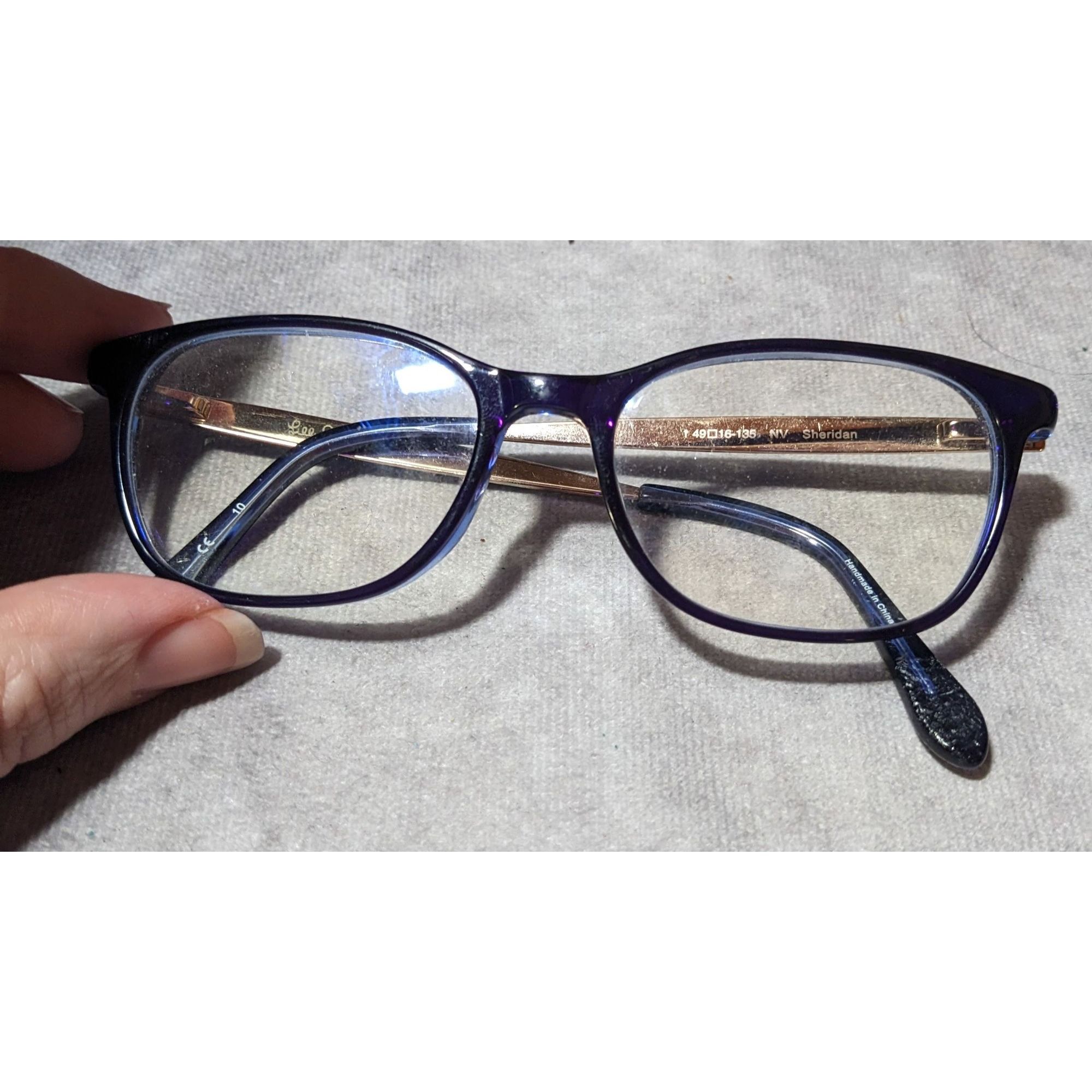 Lilly Pulitzer Lily Pulitzer Sheridan Blue And White Floral Eyeglass Frames Size ONE SIZE - 7 Thumbnail