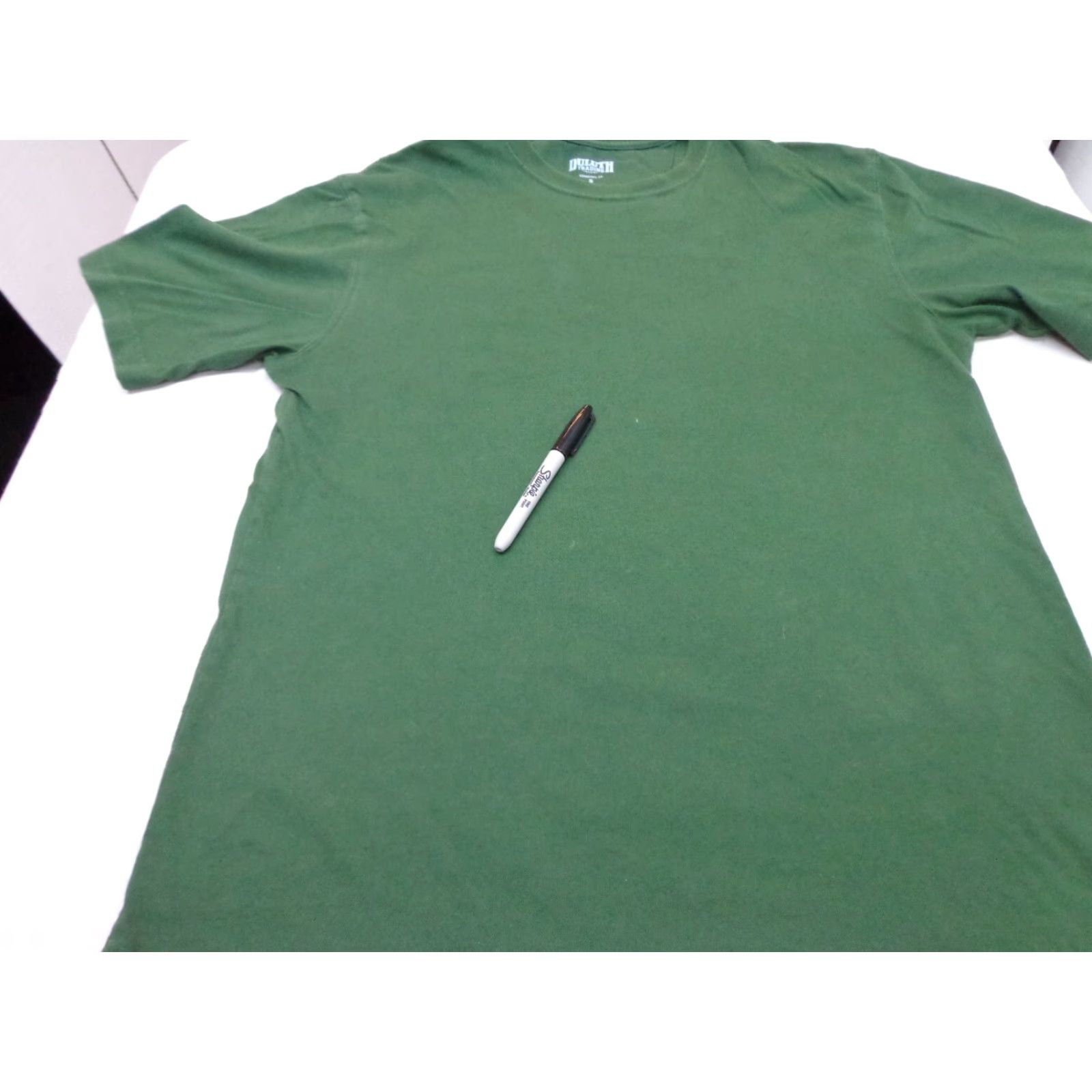Vintage Duluth Mens T-Shirt Shirt Small Regular Green Cotton Crew Neck Short Sleeve Pockets Logo Vintage No Size US S / EU 44-46 / 1 - 4 Thumbnail