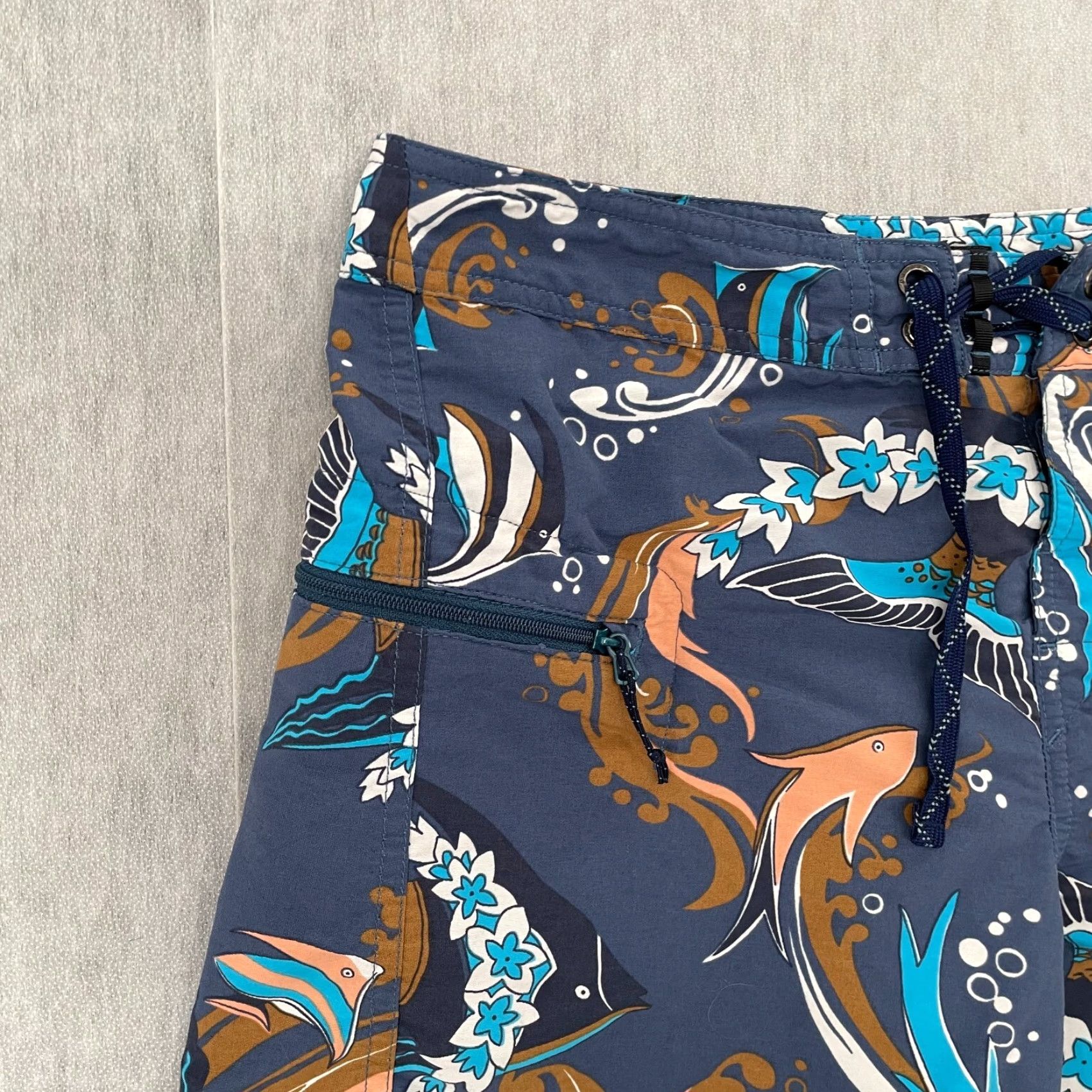Patagonia Patagonia Shorts Adult 30 Blue Swim Trunks Lightweight Board Outdoors Fishes Men Size US 30 / EU 46 - 4 Thumbnail