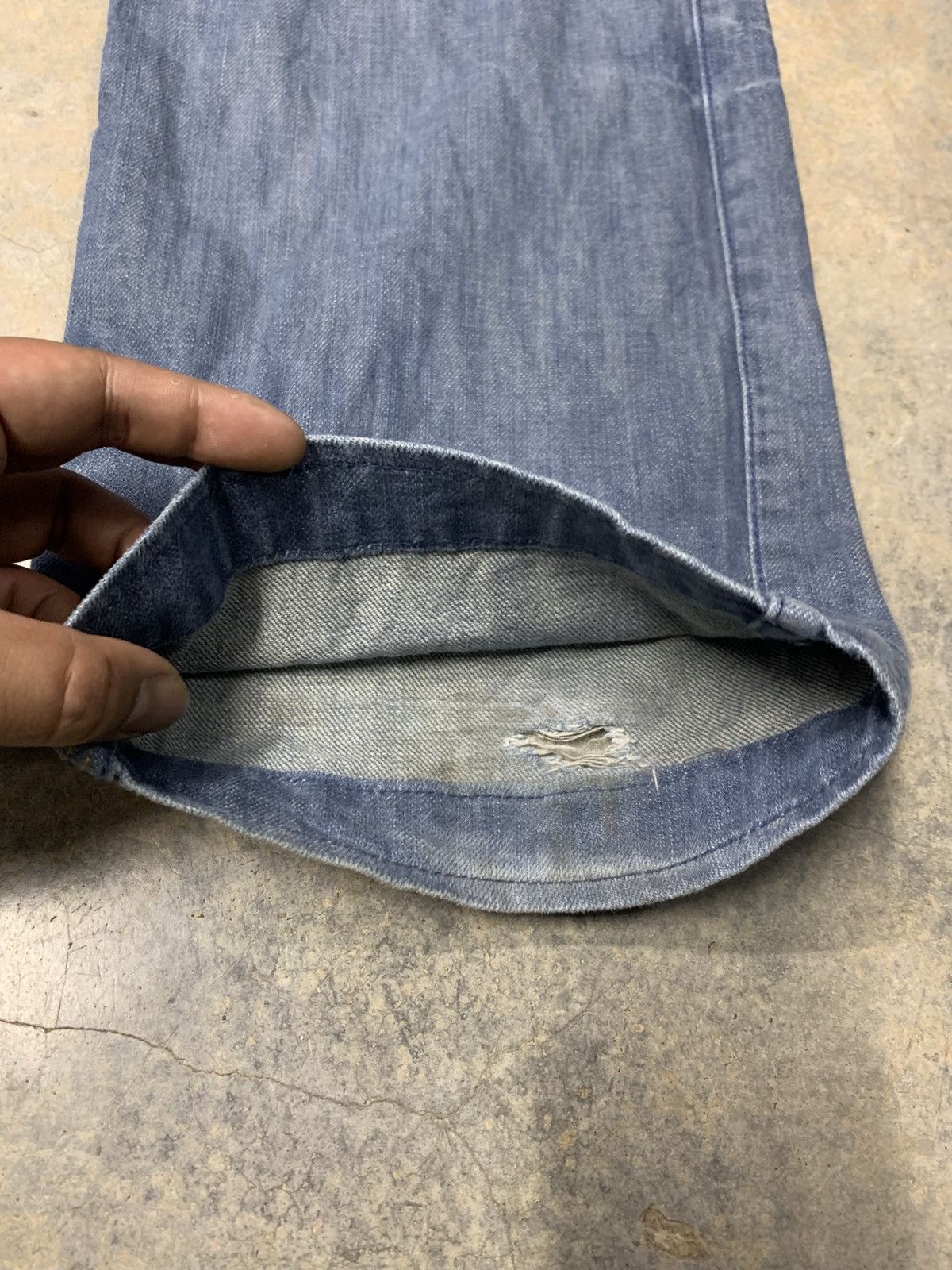 If Six Was Nine Distressed double knee NEXT JEAN Size US 34 / EU 50 - 8 Thumbnail