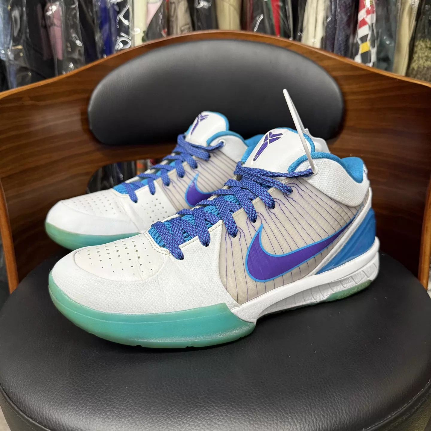 Nike Kobe 4 White Blue Draft Day All-Star 42.5 Size US 9.5 / EU 42-43 - 1 Thumbnail