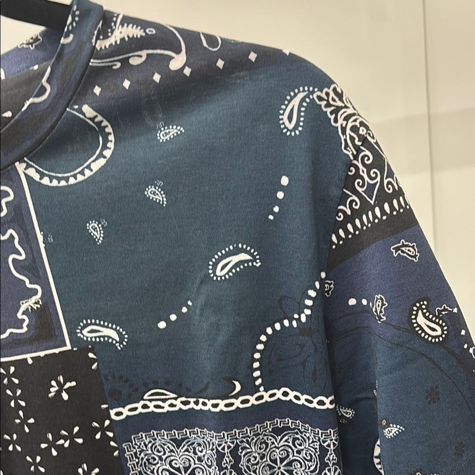Etro NWT Etro Blue and White Paisley Short Sleeve Tee Size S Size US S / EU 44-46 / 1 - 5 Thumbnail