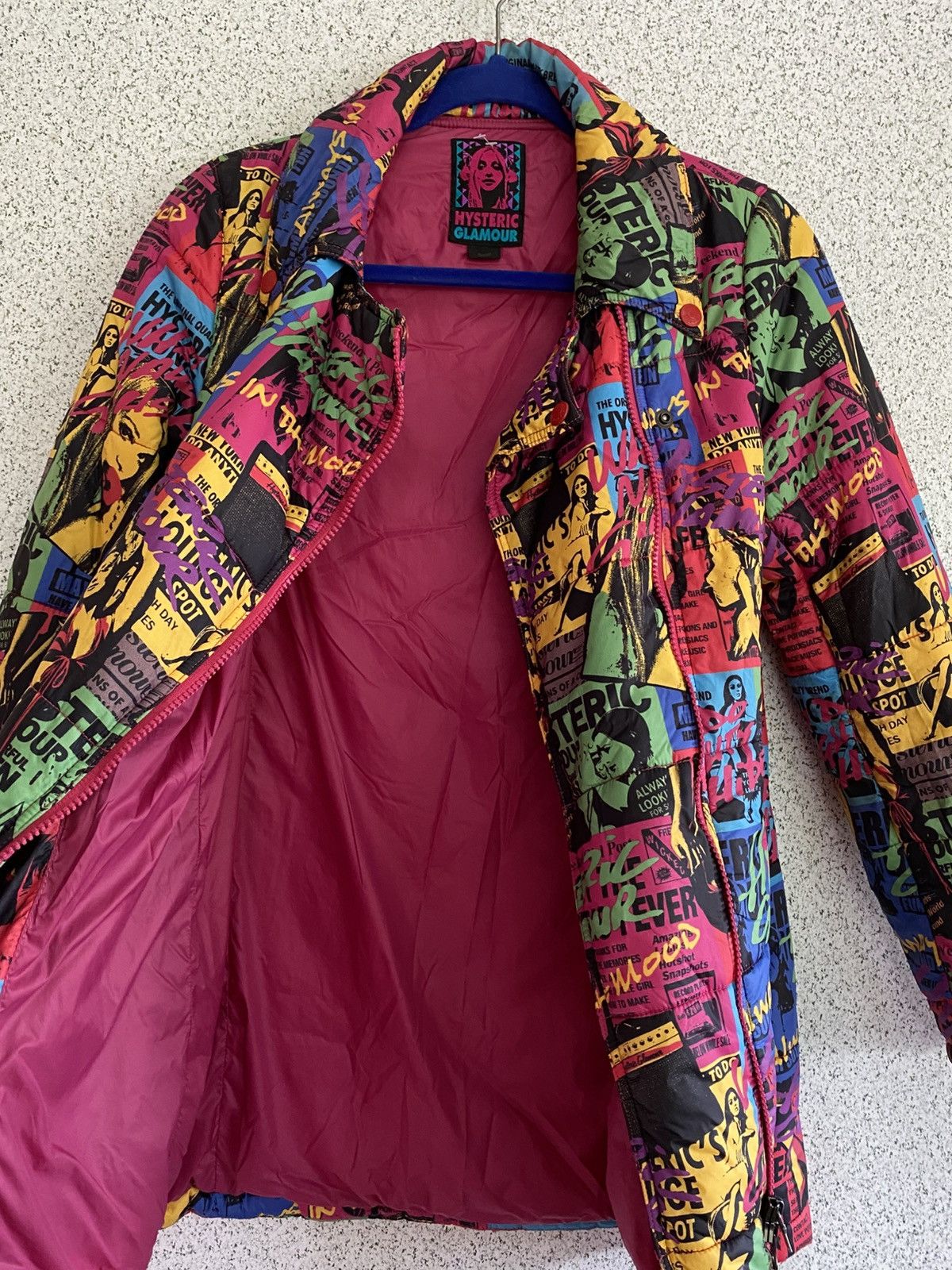 Hysteric Glamour Hysteric Glamour Comic Print Puffer–Iconic Multi Clr Jacket Size S / US 4 / IT 40 - 10 Thumbnail
