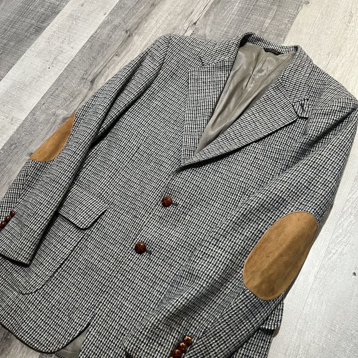 Levi's × Vintage Levis Panatela Preferred VTG Blue Tweed Blazer Sport Coat Size 40R - 3 Thumbnail