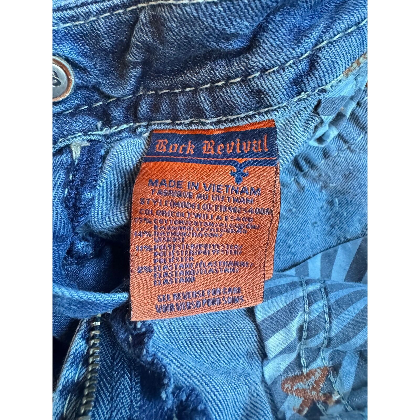 Rock Revival Rock Revival Willa Easy Skinny Jeans Size 25" / US 0 / IT 36 - 3 Thumbnail