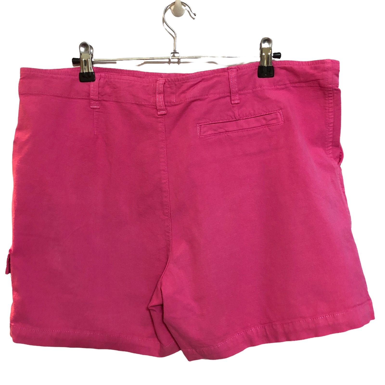J.Crew Re-Imagined Pink High-Rise Garment-Dyed Stretch Cargo Short Size 34" / US 12 / IT 48 - 8 Thumbnail