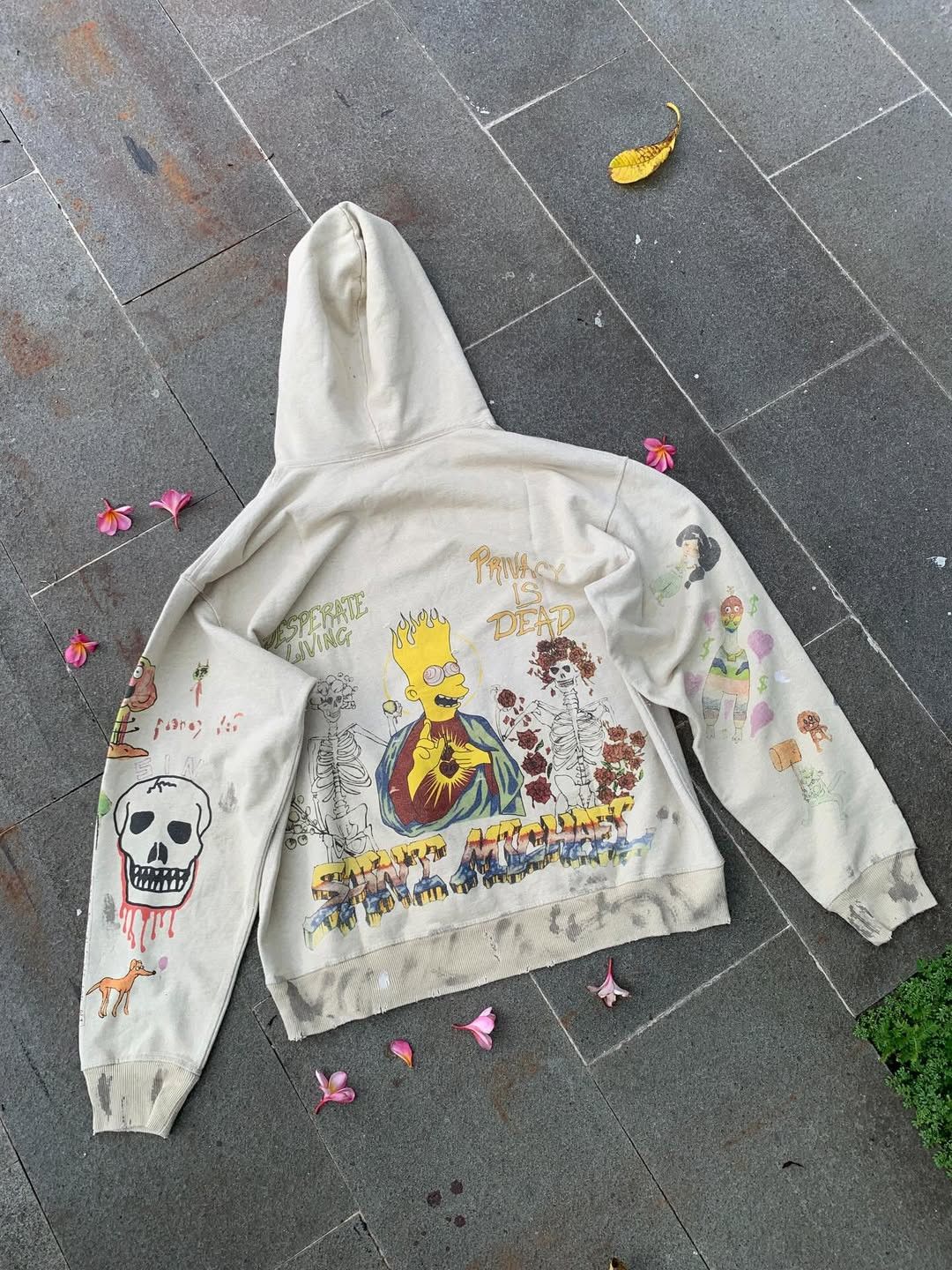 Other White DailyXVII Custom Sweatshirt Size US L / EU 52-54 / 3 - 4 Thumbnail