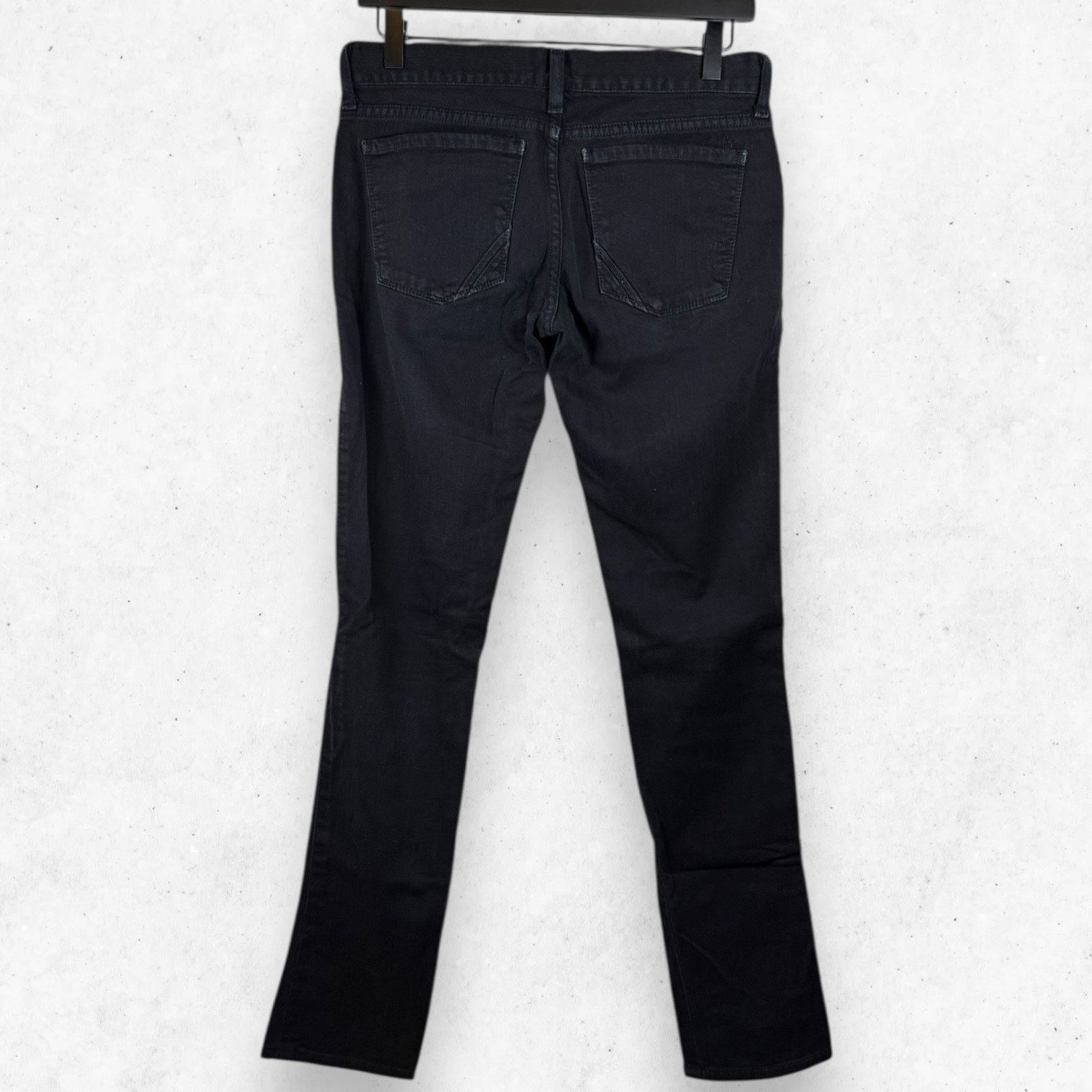 Other Anlo Black Denim Jeans Low Rise Skinny Women's 26 No Stretch Size 26" / US 2 / IT 38 - 2 Thumbnail