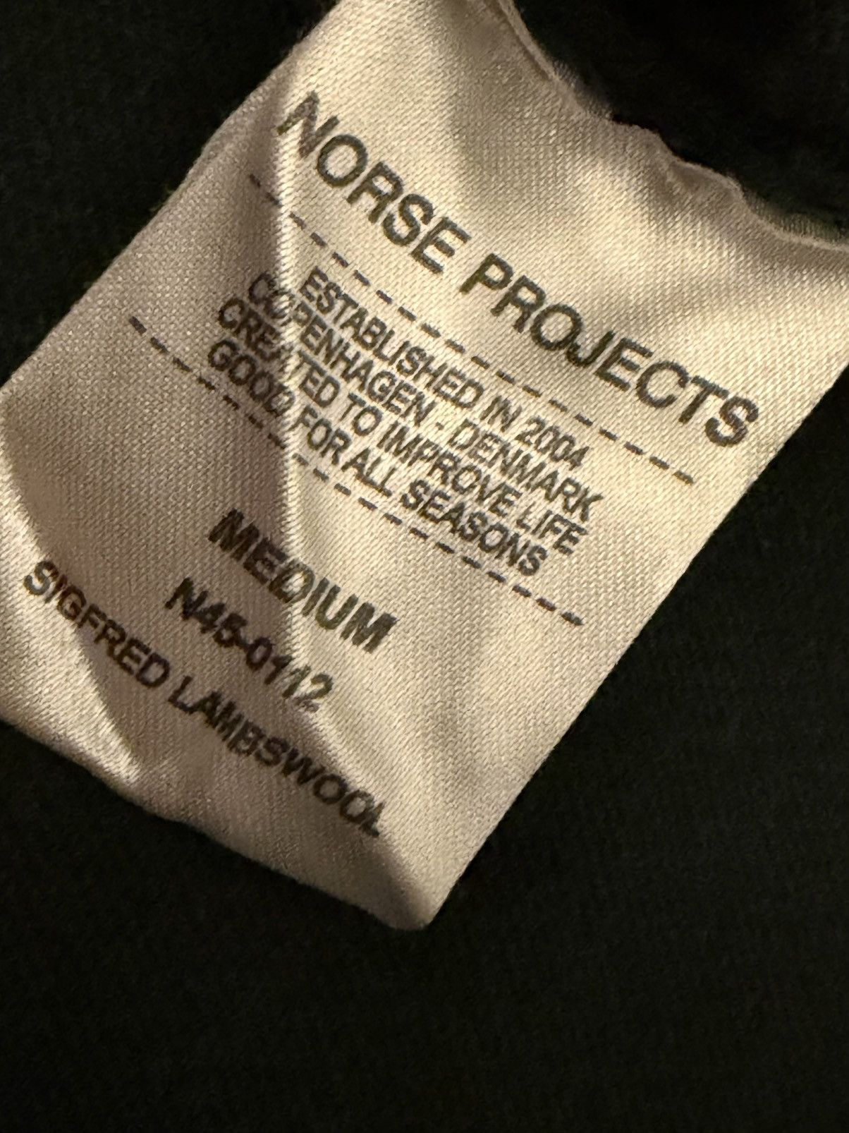 Norse Projects Norse Projects Sigfred Lambswool in Deep Forest Size US M / EU 48-50 / 2 - 8 Thumbnail