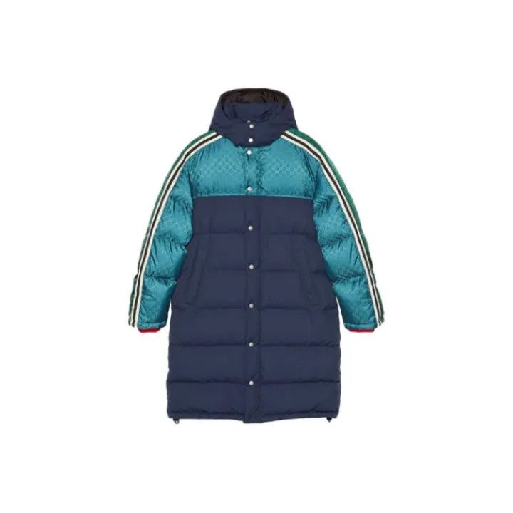 Gucci Gucci Blue Padded Down Jacket for Men Size US L / EU 52-54 / 3 - 1 Thumbnail