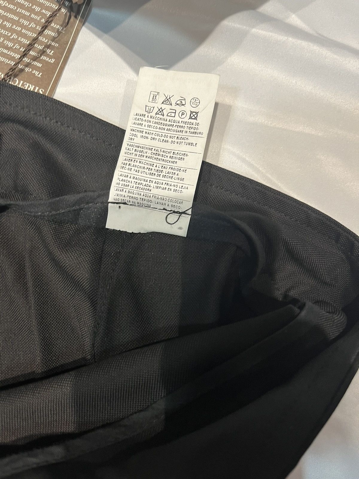 Moncler × Vintage Moncler Ladies’ Black Cotton Wide-legged Trouser Pants Y2K Size 30" / US 8 / IT 44 - 9 Thumbnail