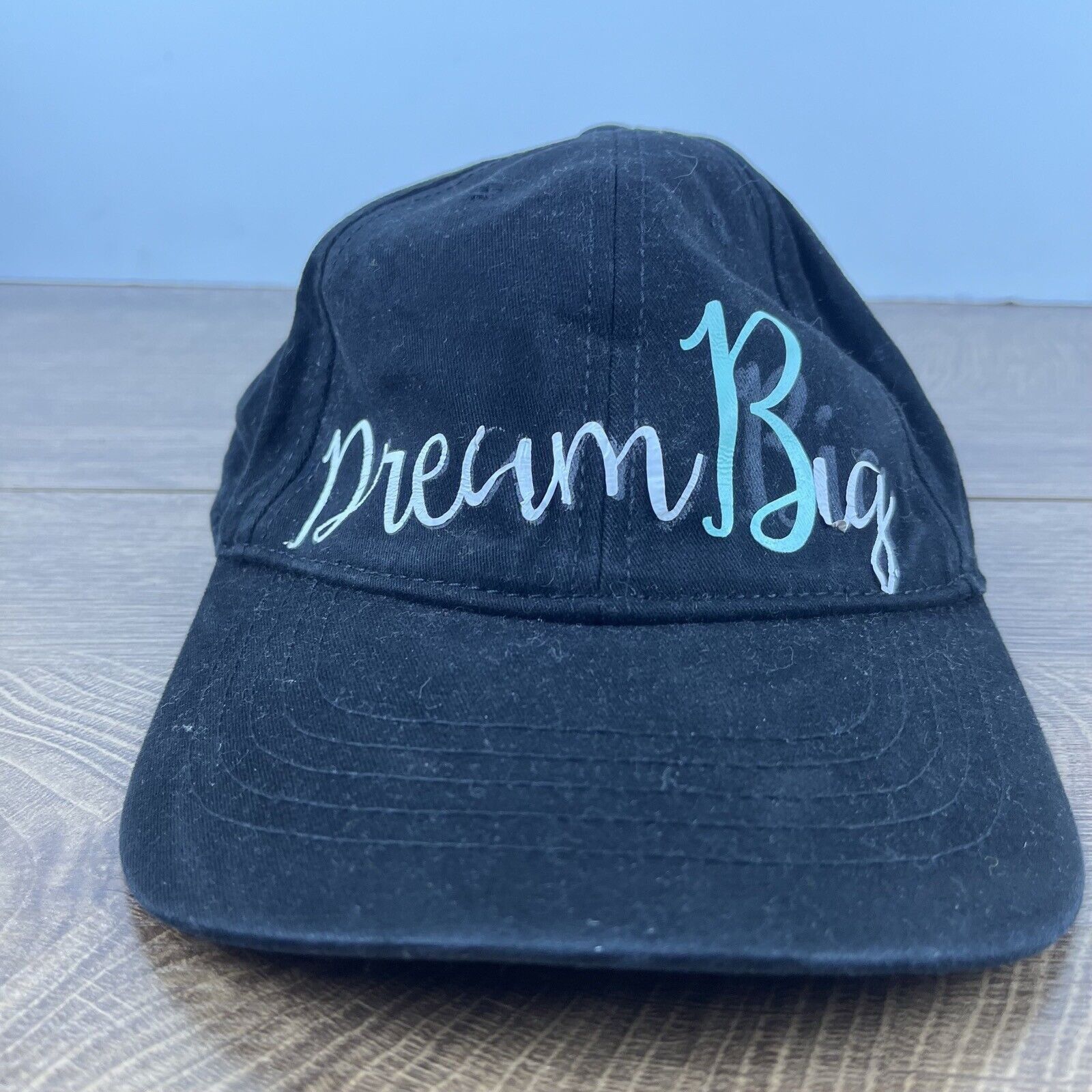 Other Dream Big Hat Black Cap Adjustable Hat Black Adult Fit Hat Size ONE SIZE - 1 Thumbnail