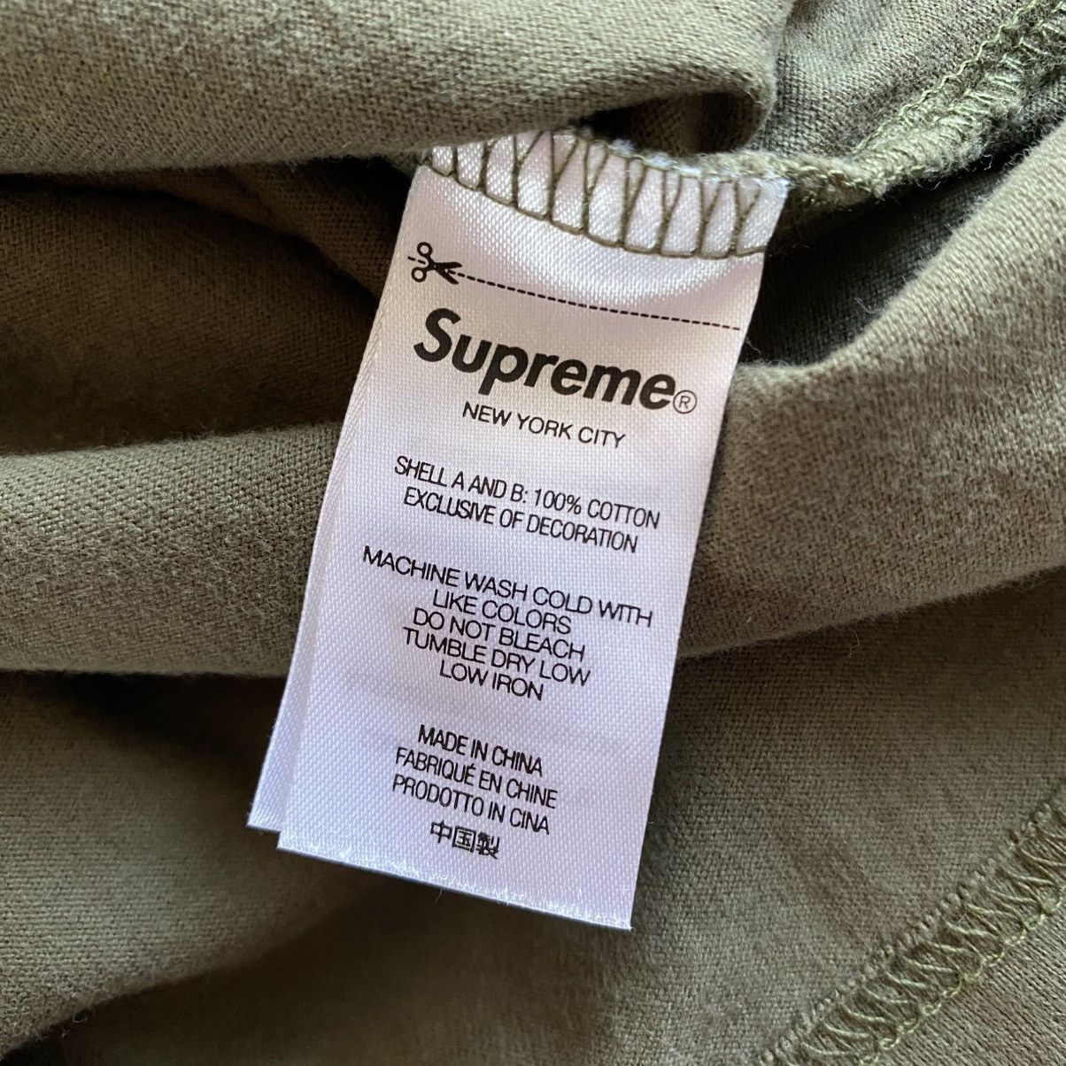 Supreme Supreme Layered Hooded Longsleeve Top Olive 2022 Size US S / EU 44-46 / 1 - 6 Thumbnail