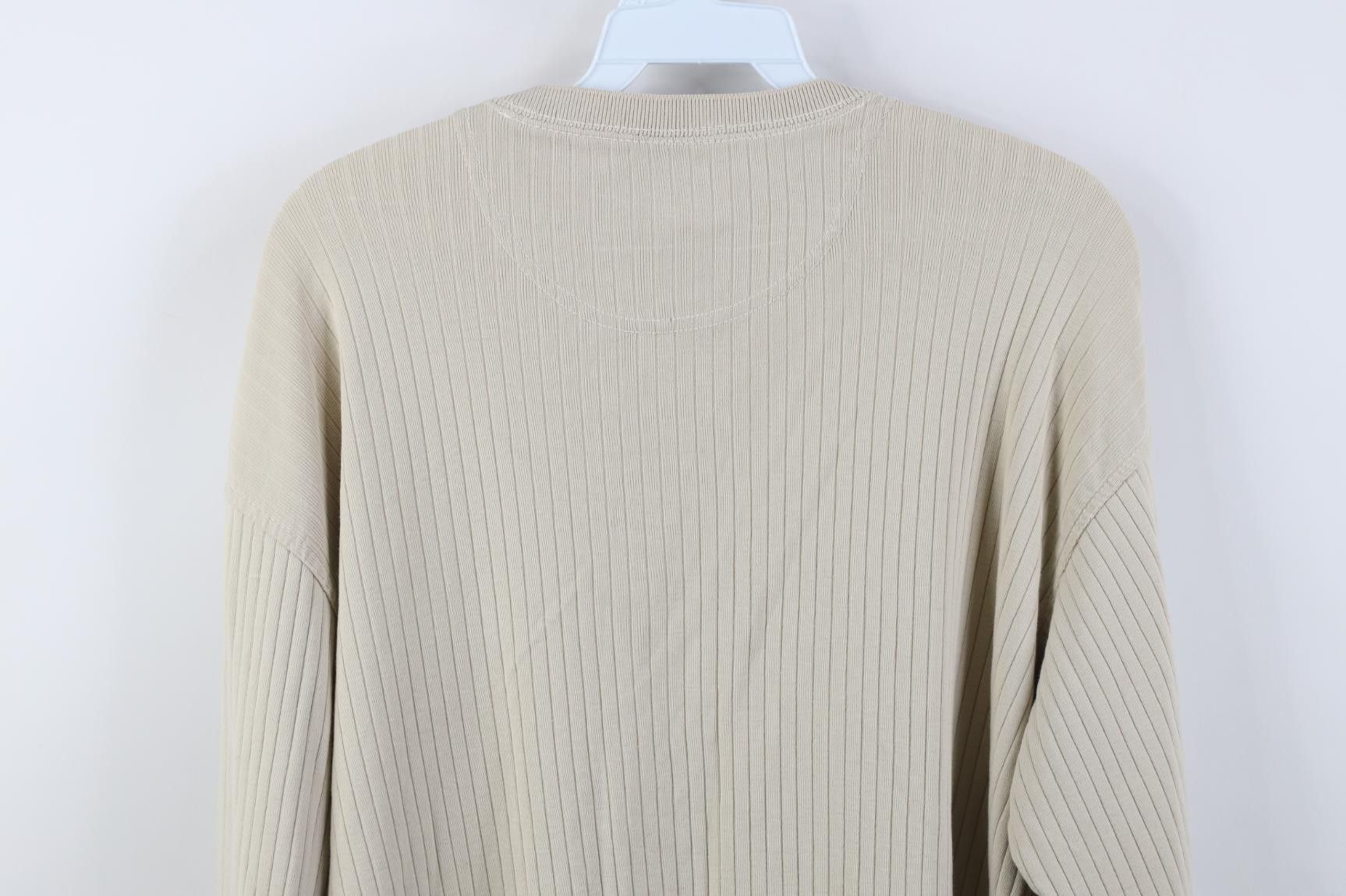Vintage Vintage 90s Streetwear Thermal Ribbed Knit Henley T-Shirt Size US M / EU 48-50 / 2 - 12 Thumbnail