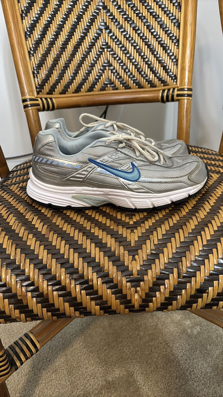 Nike Nike Initiator Metallic Silver Ice Blue 394053-001 Size US 10 / IT 40 - 1 Thumbnail