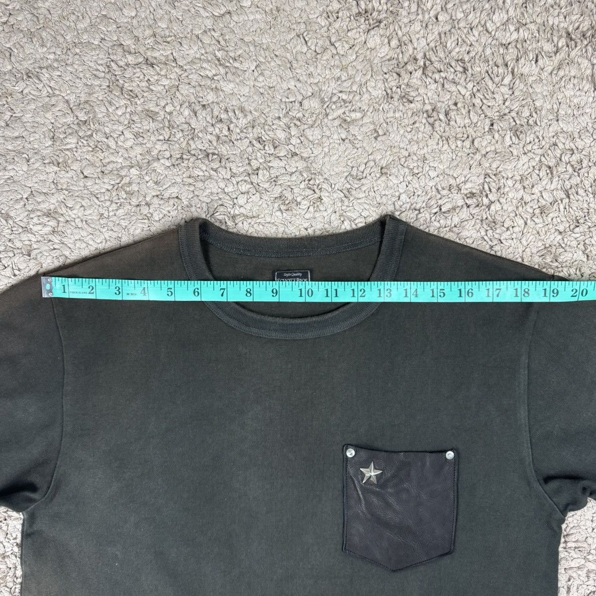 Schott Vintage Schott NYC One Star Leather Pocket T-shirt Size US L / EU 52-54 / 3 - 17 Thumbnail