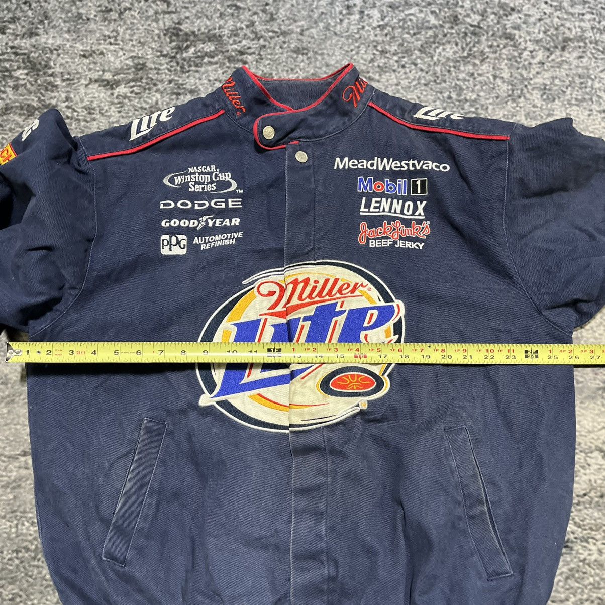 Chase Authentics VINTAGE MILLER LITE RUSTY WALLACE RACING JACKET 90s LARGE Size US L / EU 52-54 / 3 - 10 Thumbnail