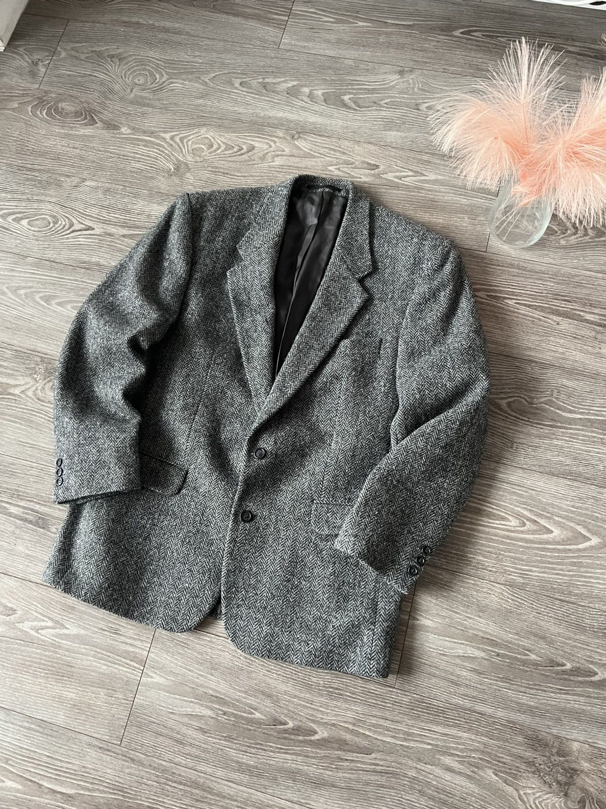Harris Tweed × Vintage ‼️Vintage Harris Tweed 100% Wool/Viscose Luxury Blazer‼️ Size 44R - 5 Thumbnail