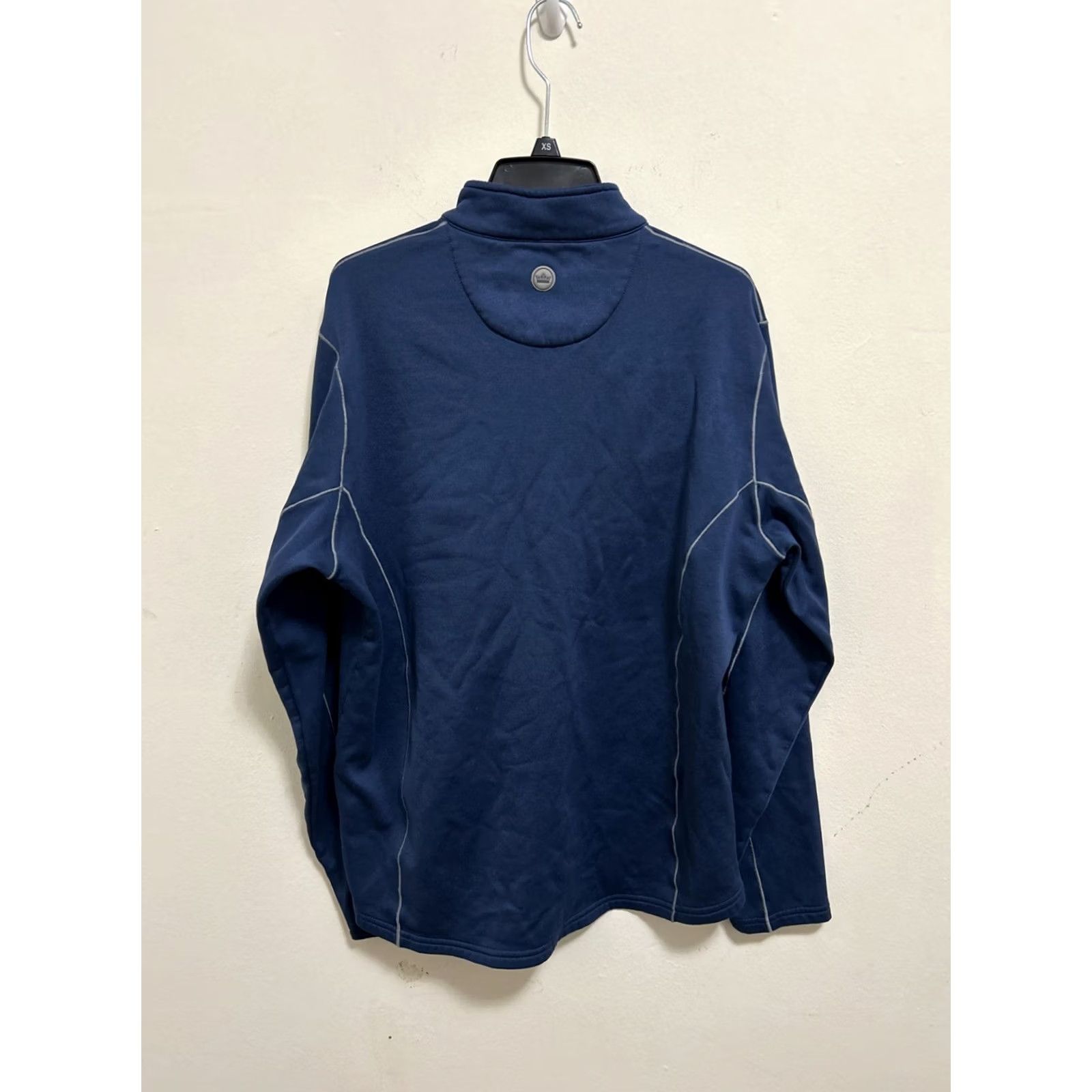 Peter Millar Peter Millar Crown Sport Sweater Mens L 1/4 Zip Blue Gray Pullover Golf Sports Shirt Size US L / EU 52-54 / 3 - 7 Thumbnail
