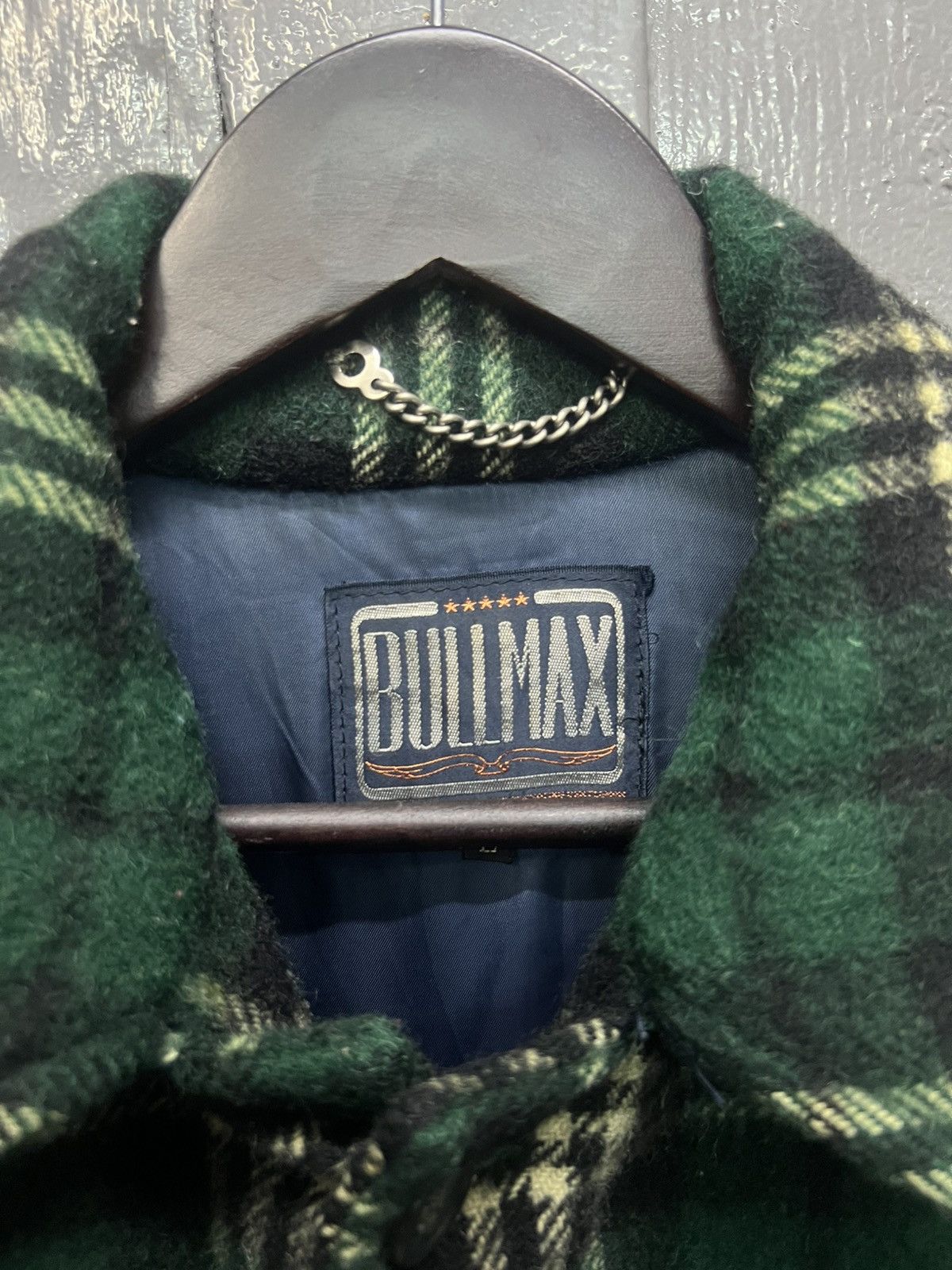 Vintage Vintage Bullmax Wool Plaid Tartan Jacket Size US L / EU 52-54 / 3 - 7 Thumbnail