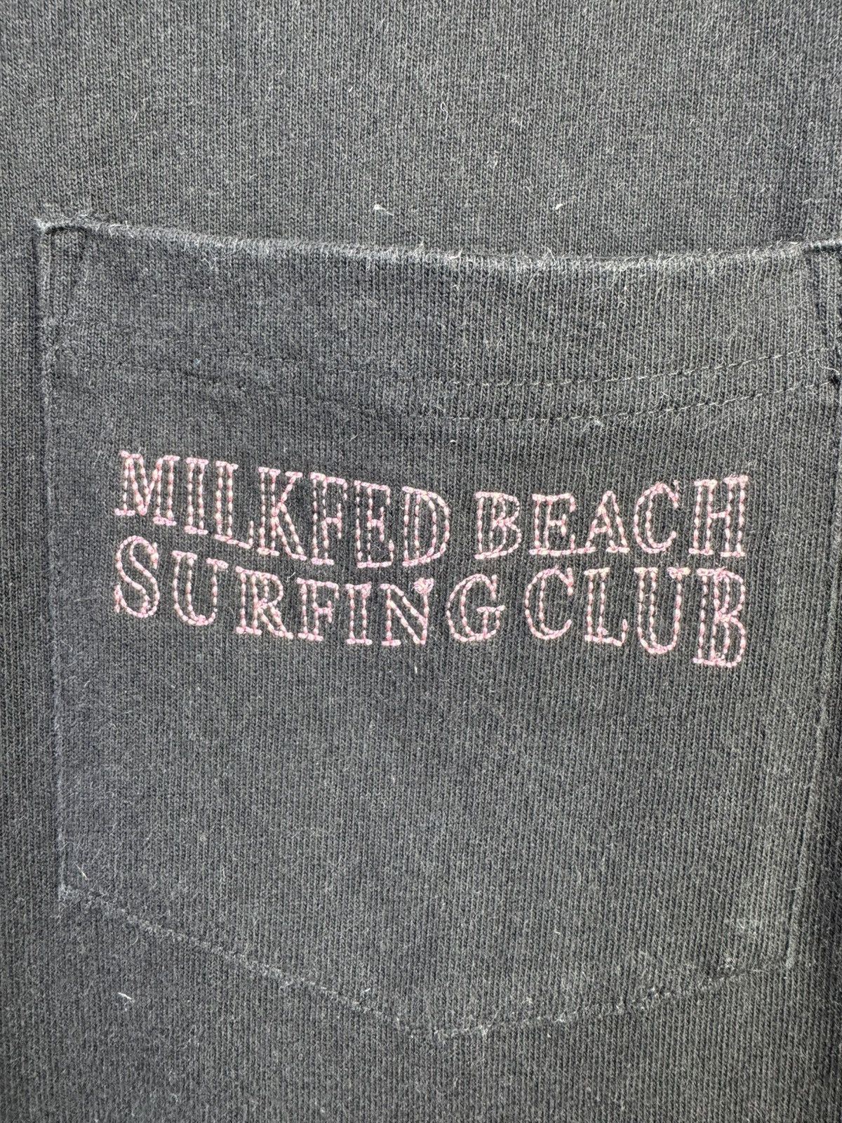 Japanese Brand MILKFED BEACH SURFING CLUB" embroidered longsleeve tshirt Size US L / EU 52-54 / 3 - 4 Thumbnail